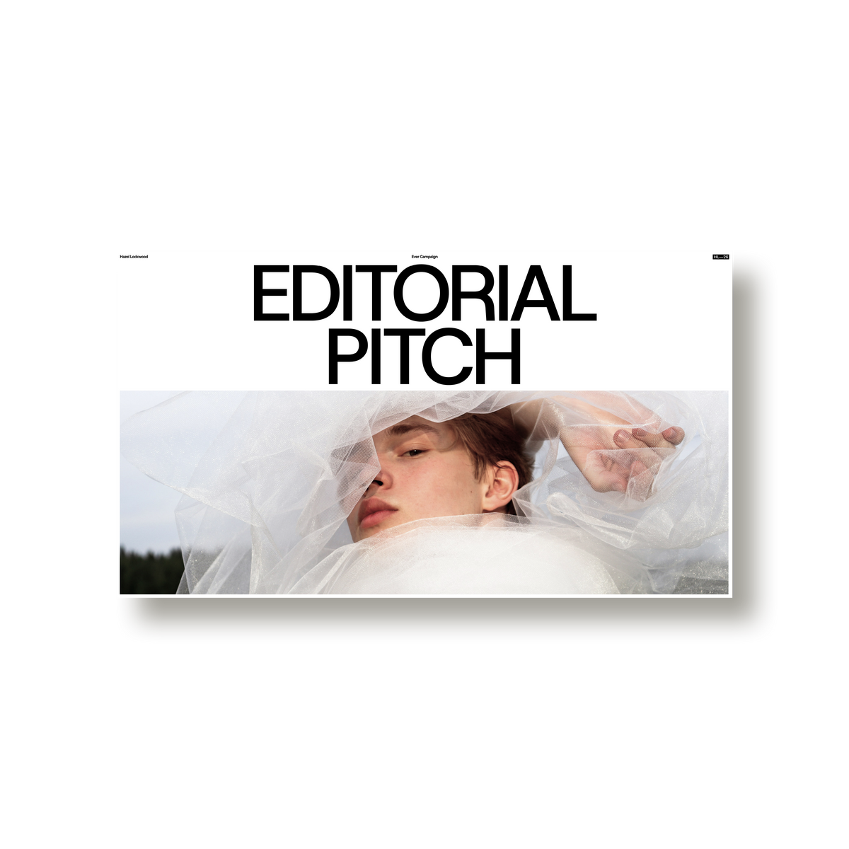 Meridian Pitch deck template by Isaac Powell, cover and opening spread