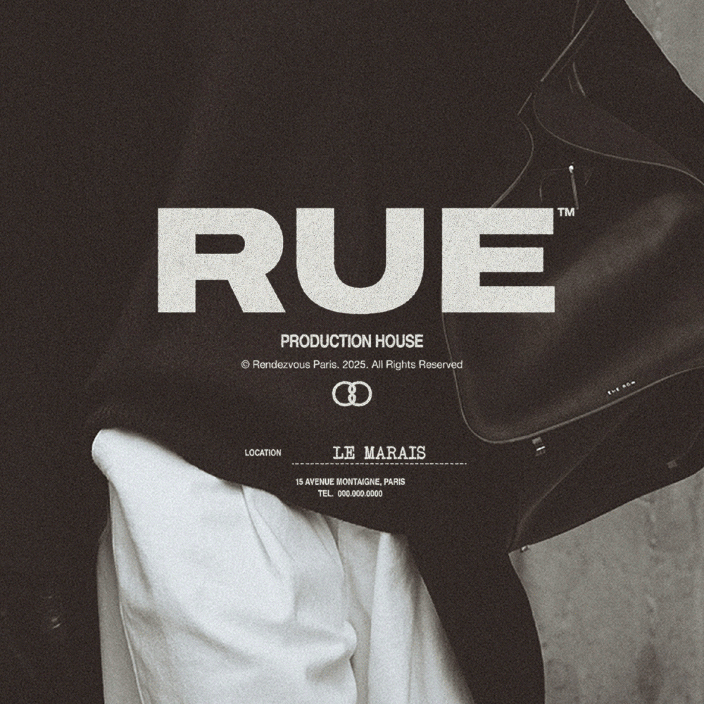 Shots from the Rue Collection, featuring mock-ups, brand templates and kits