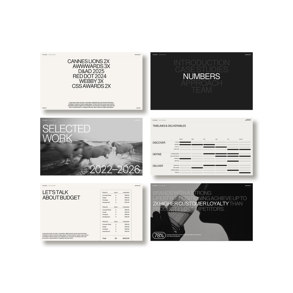The Frame: Pitch Deck