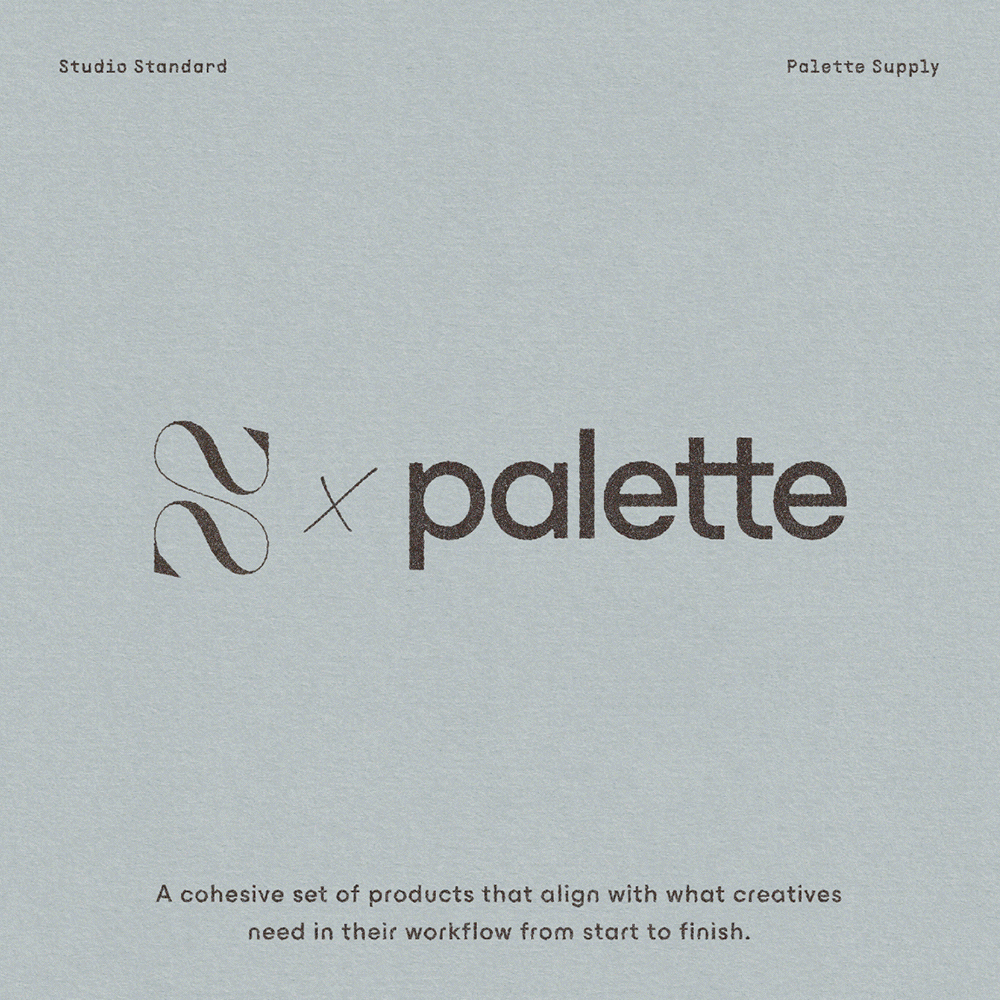 Studio Standard x Palette Digital Product Collaboration featuring Mock-ups
