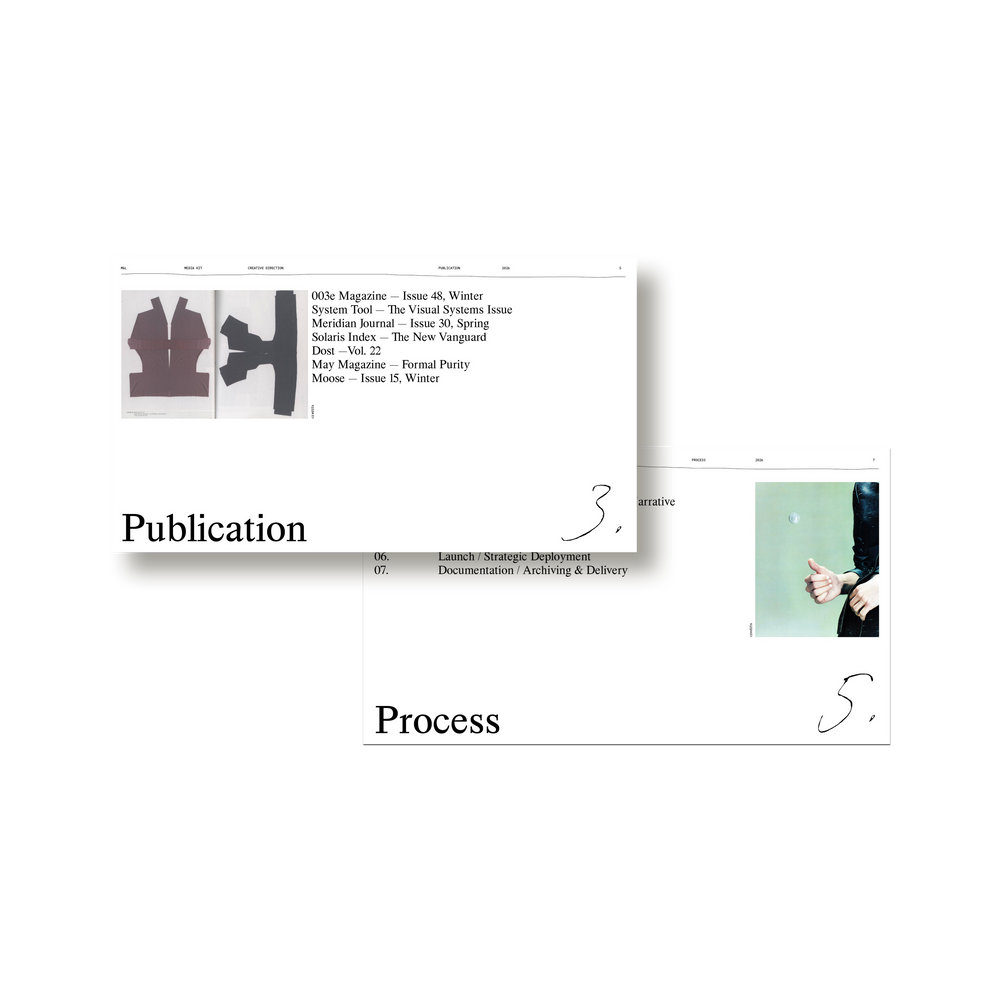 A case-study image plate from the M&L Media Kit, with an asymmetric four-image arrangement and a photographer pull-quote.