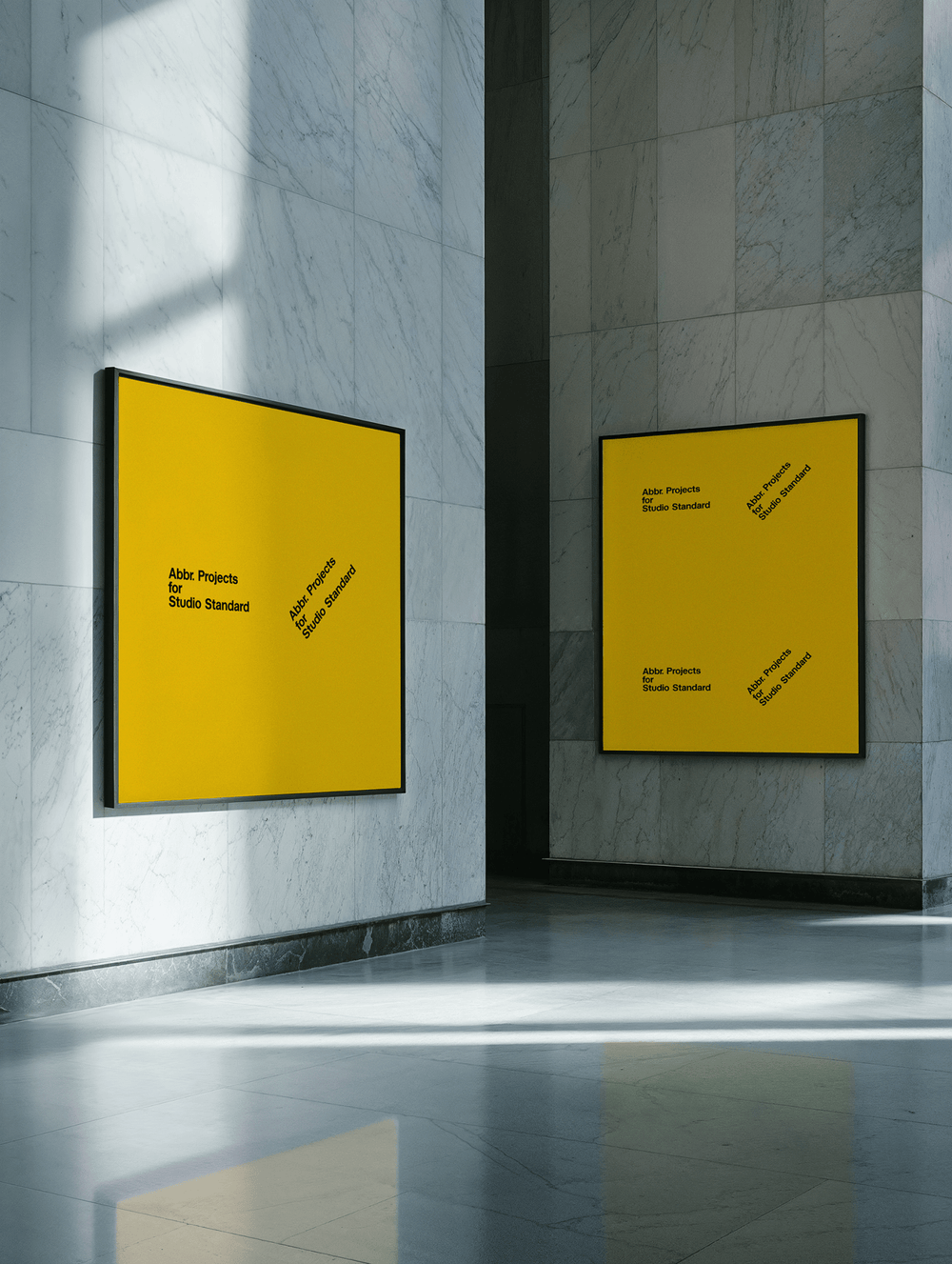 Abbr. Projects—Presentation Mockups - Studio Standard