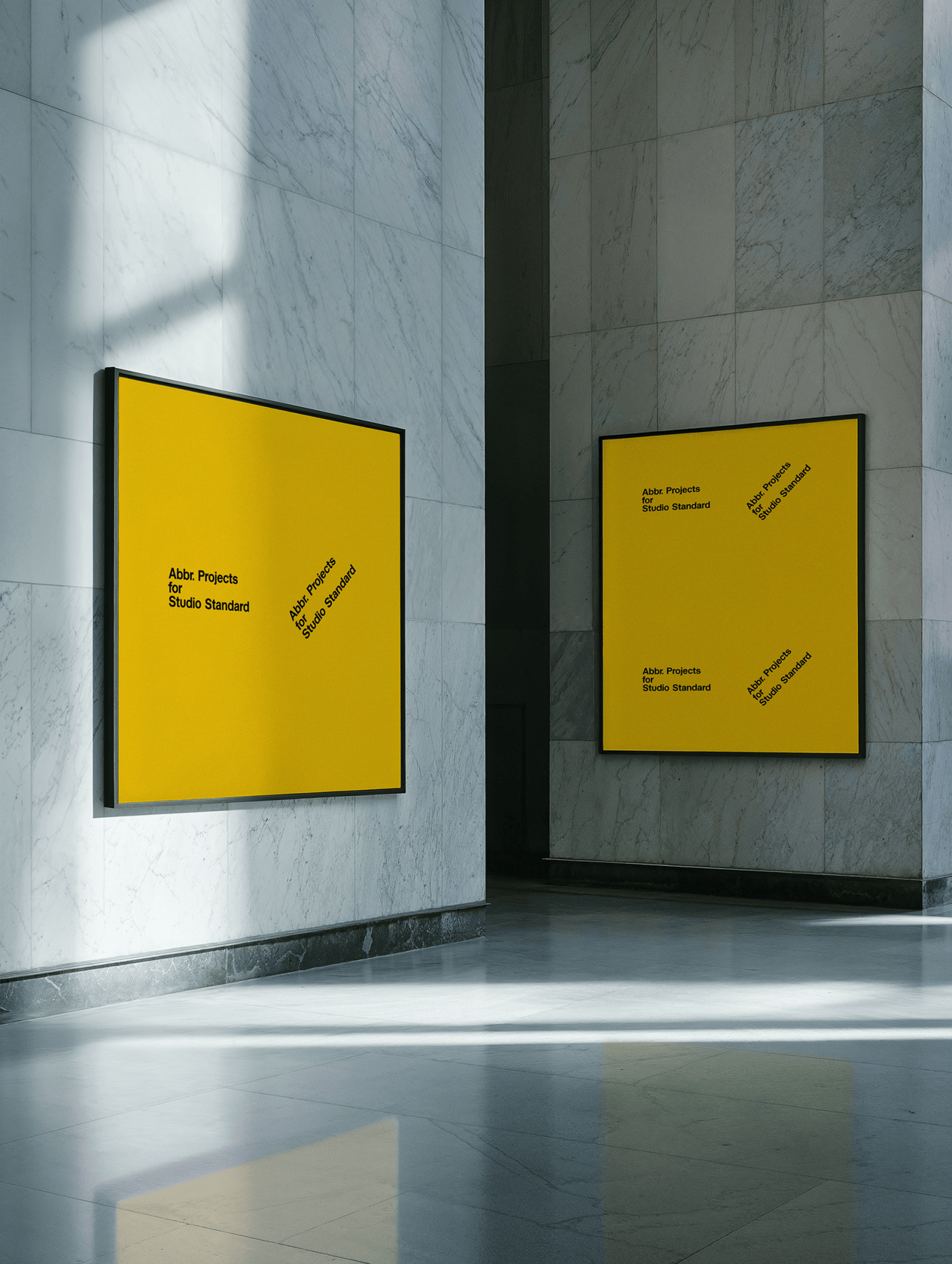Abbr. Projects—Presentation Mockups - Studio Standard