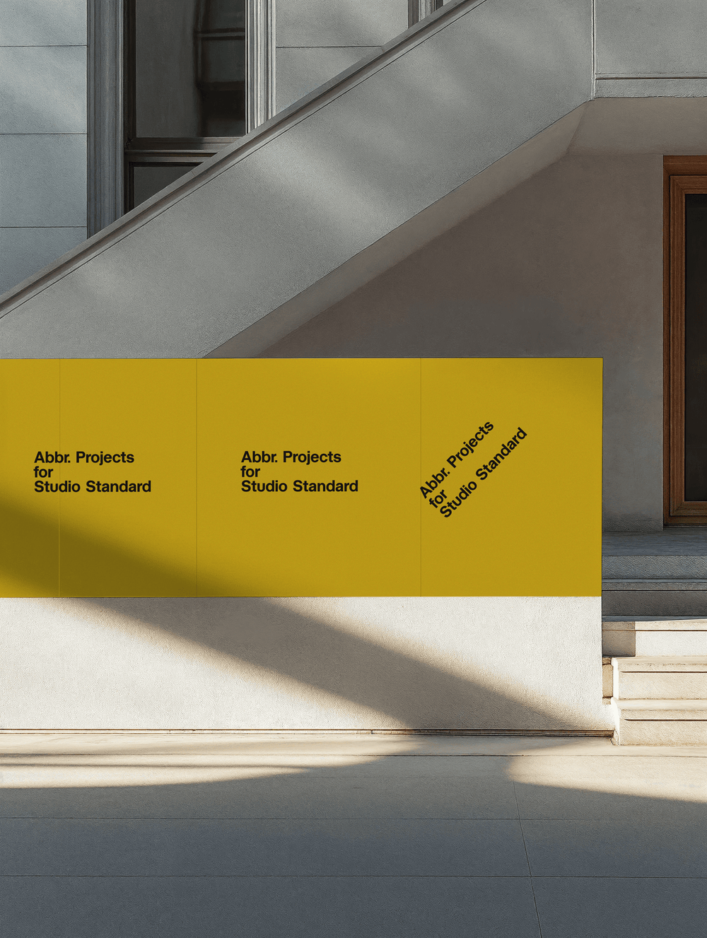 Abbr. Projects—Presentation Mockups - Studio Standard