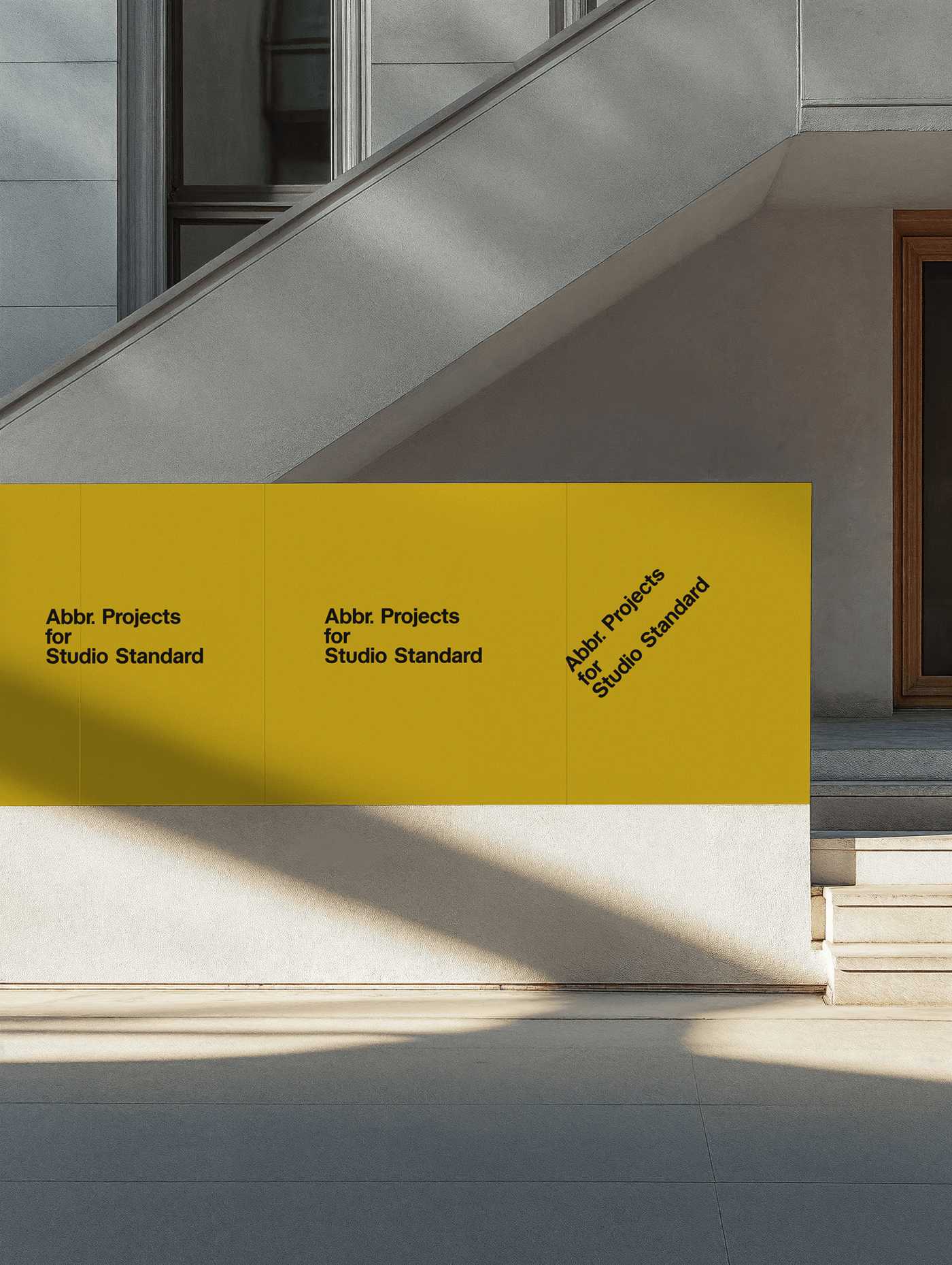 Abbr. Projects—Presentation Mockups - Studio Standard