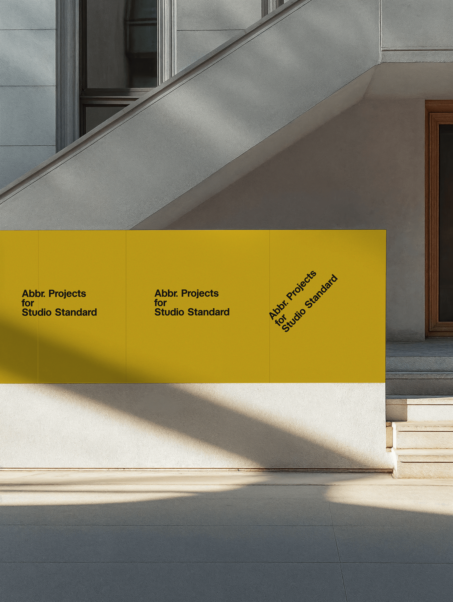 Abbr. Projects—Presentation Mockups - Studio Standard