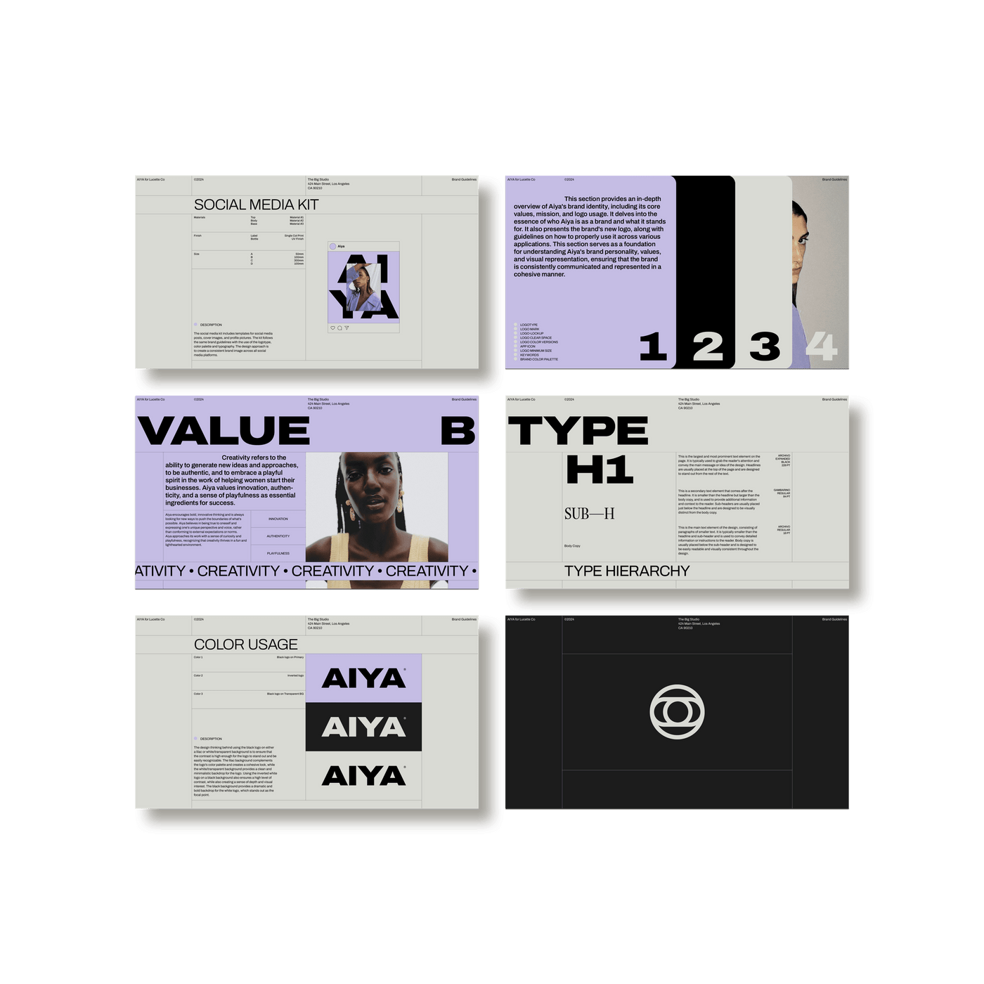 AIYA Brand Guidelines - Studio Standard