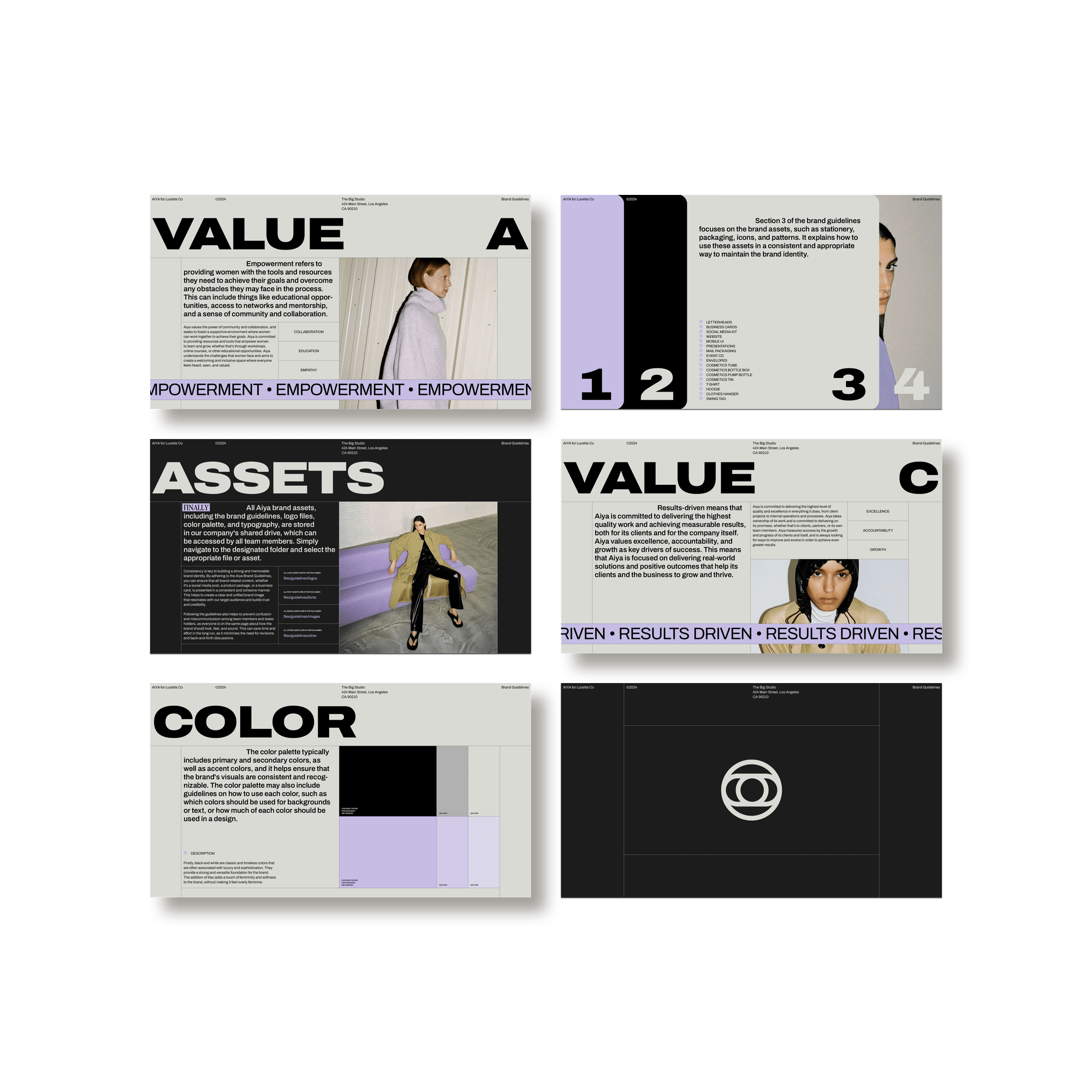 AIYA Brand Guidelines - Studio Standard