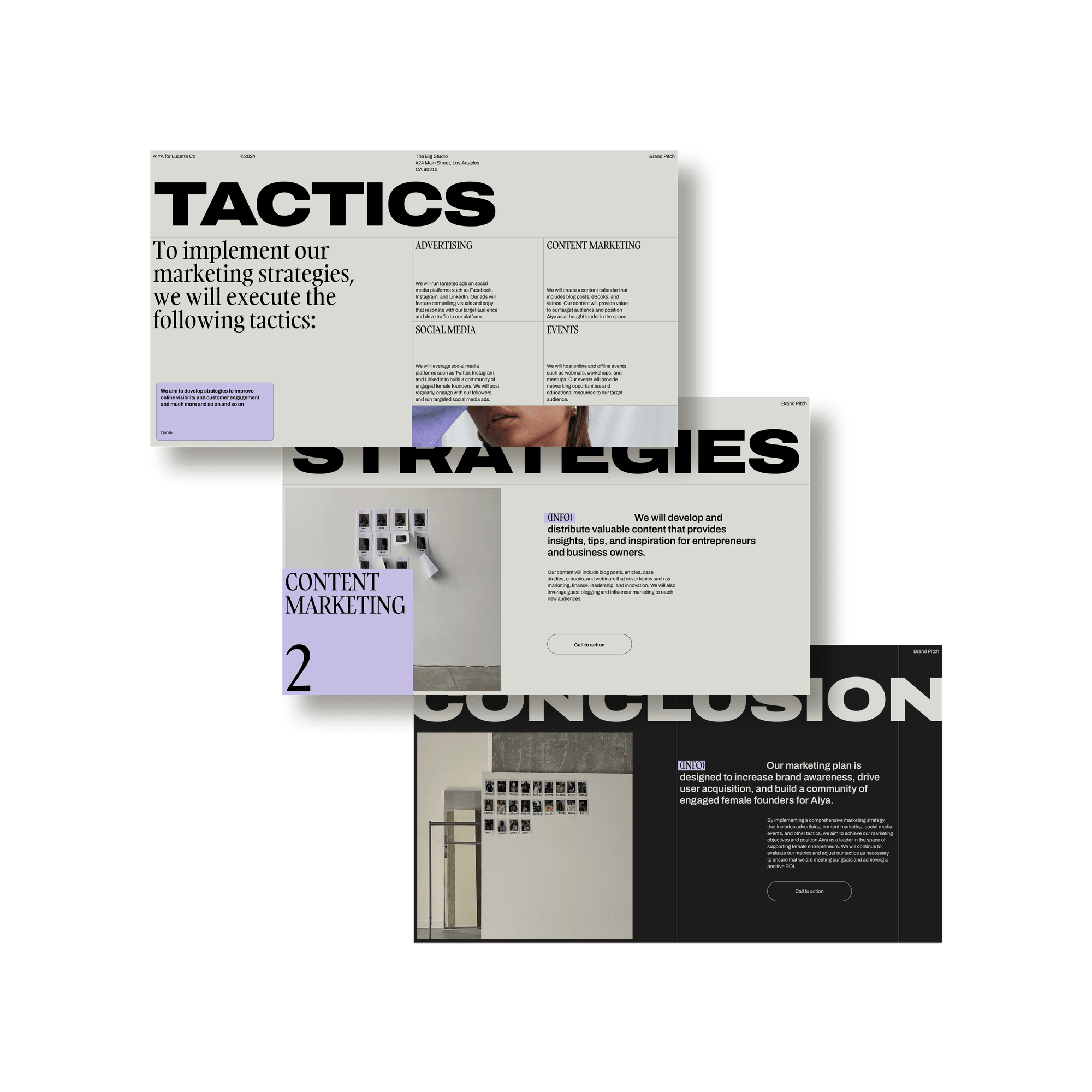 AIYA Marketing Plan - Studio Standard