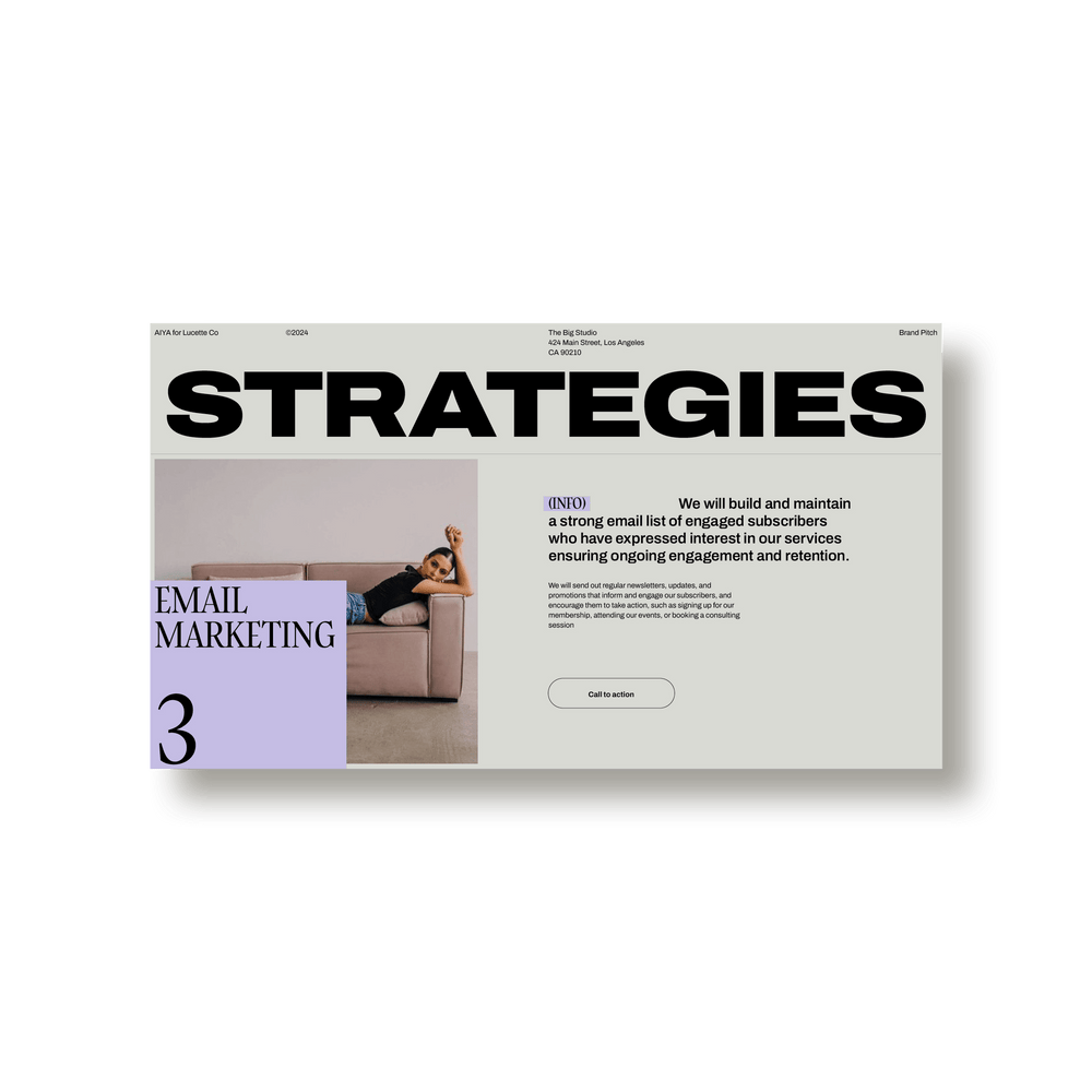 AIYA Marketing Plan - Studio Standard