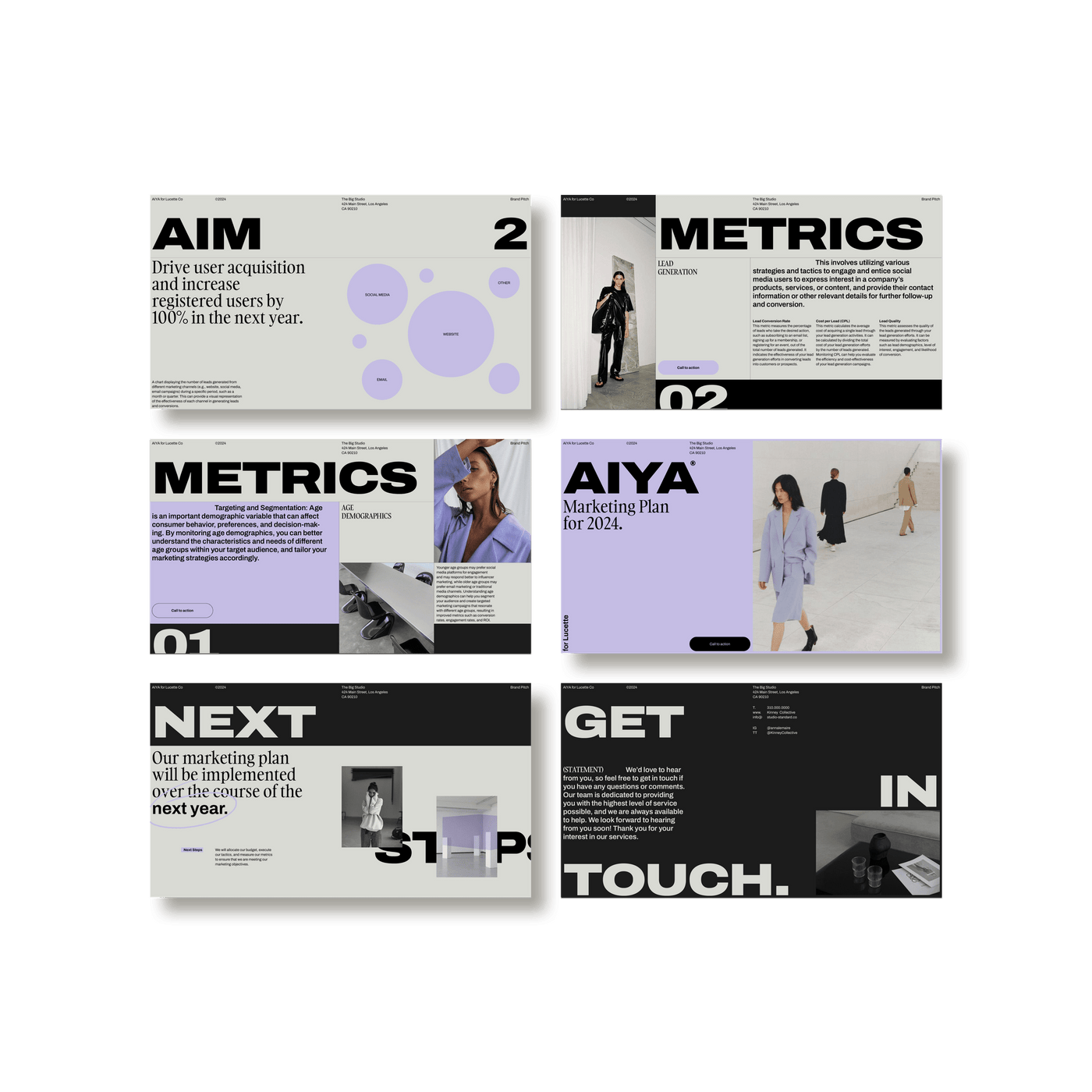 AIYA Marketing Plan - Studio Standard