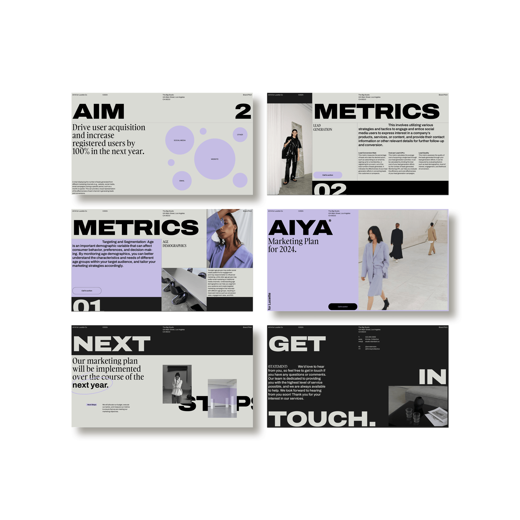 AIYA Marketing Plan - Studio Standard