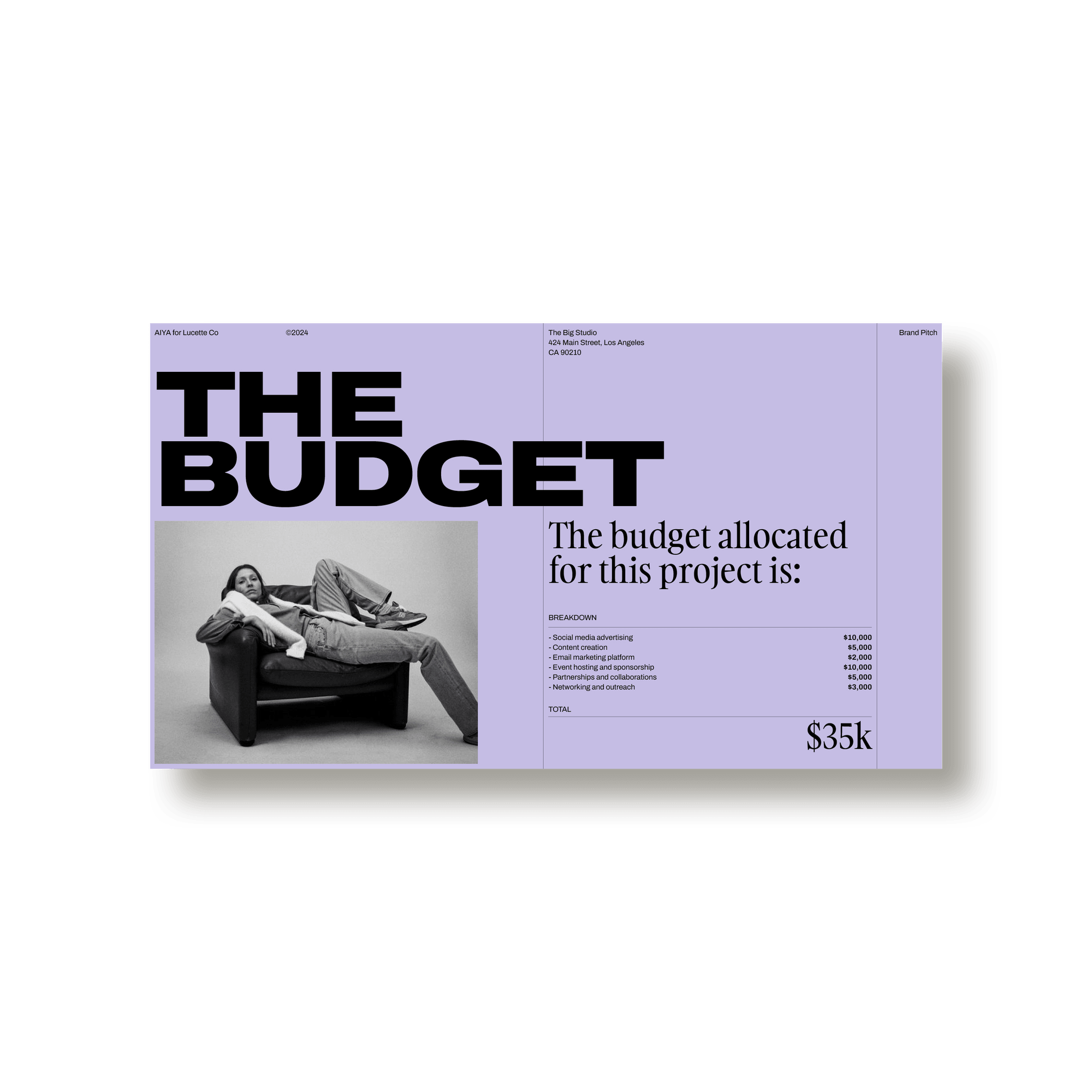 AIYA Marketing Plan - Studio Standard