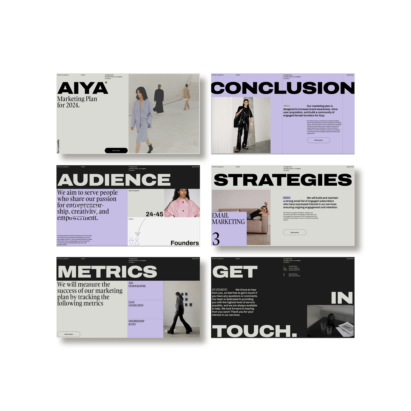AIYA Marketing Plan - Studio Standard