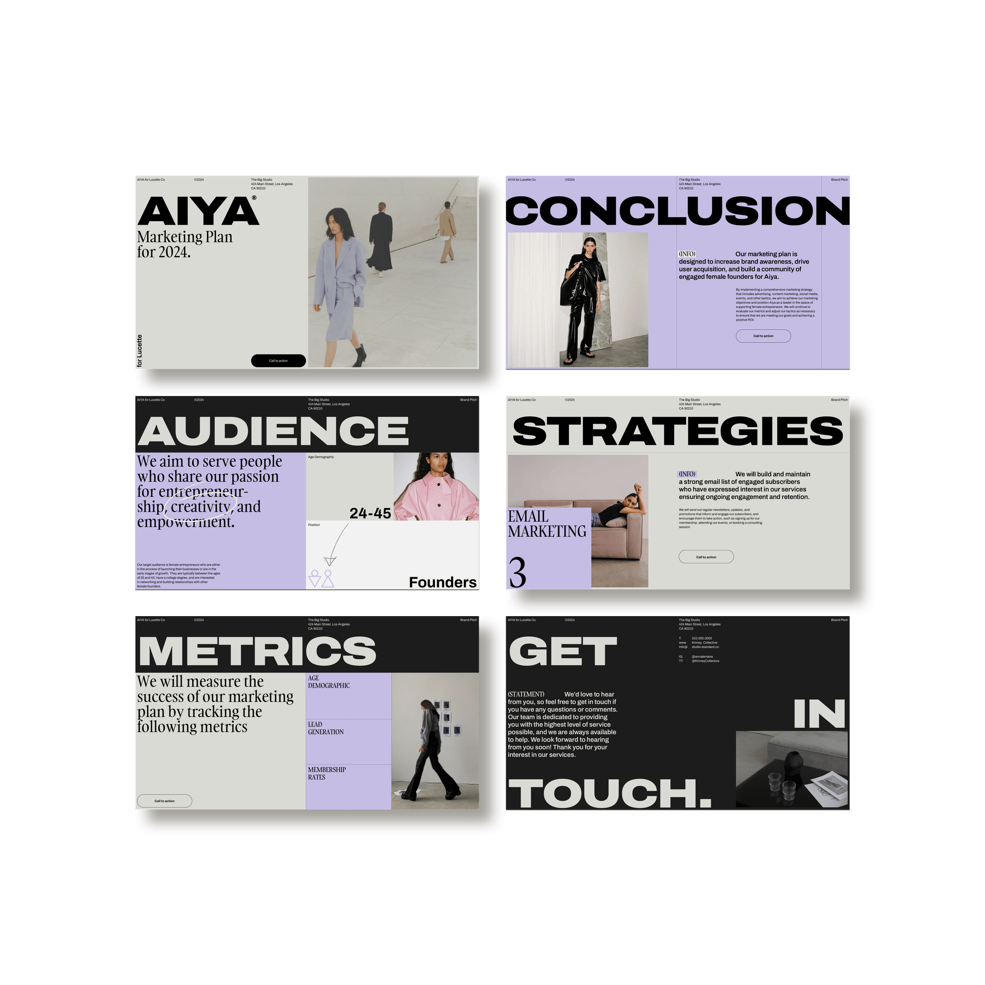 AIYA Marketing Plan - Studio Standard