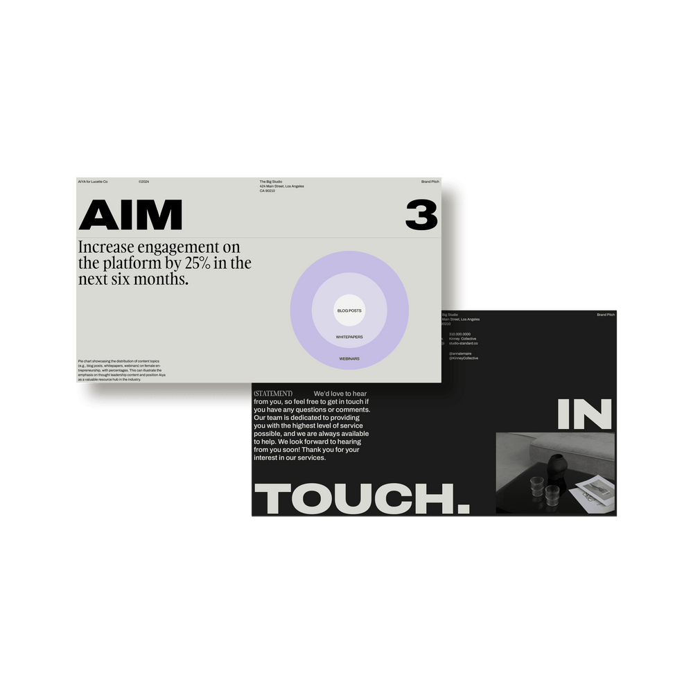 AIYA Marketing Plan - Studio Standard