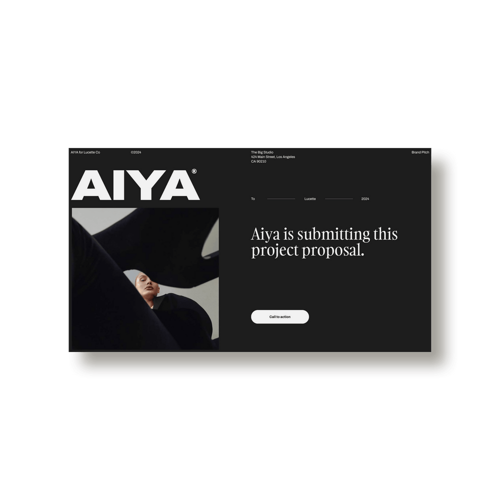 AIYA Proposal - Studio Standard