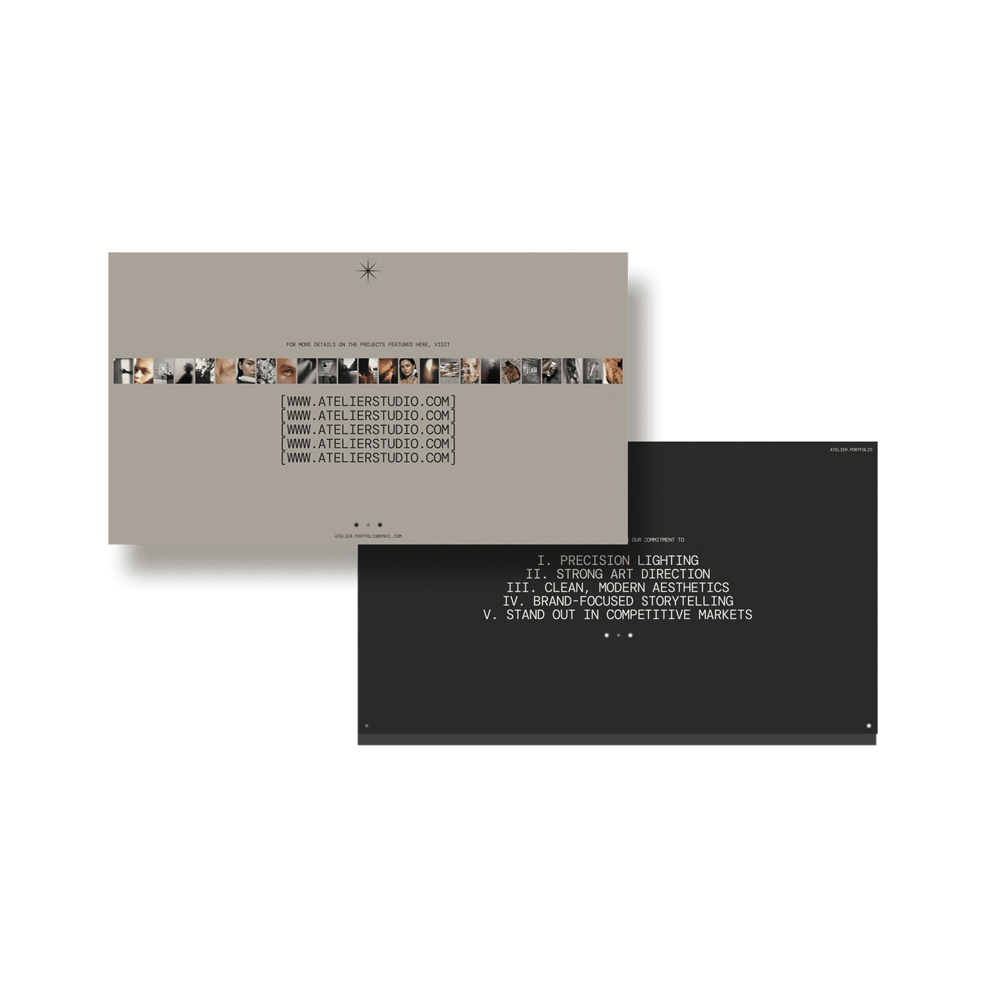 Atelier — Portfolio Deck - Studio Standard