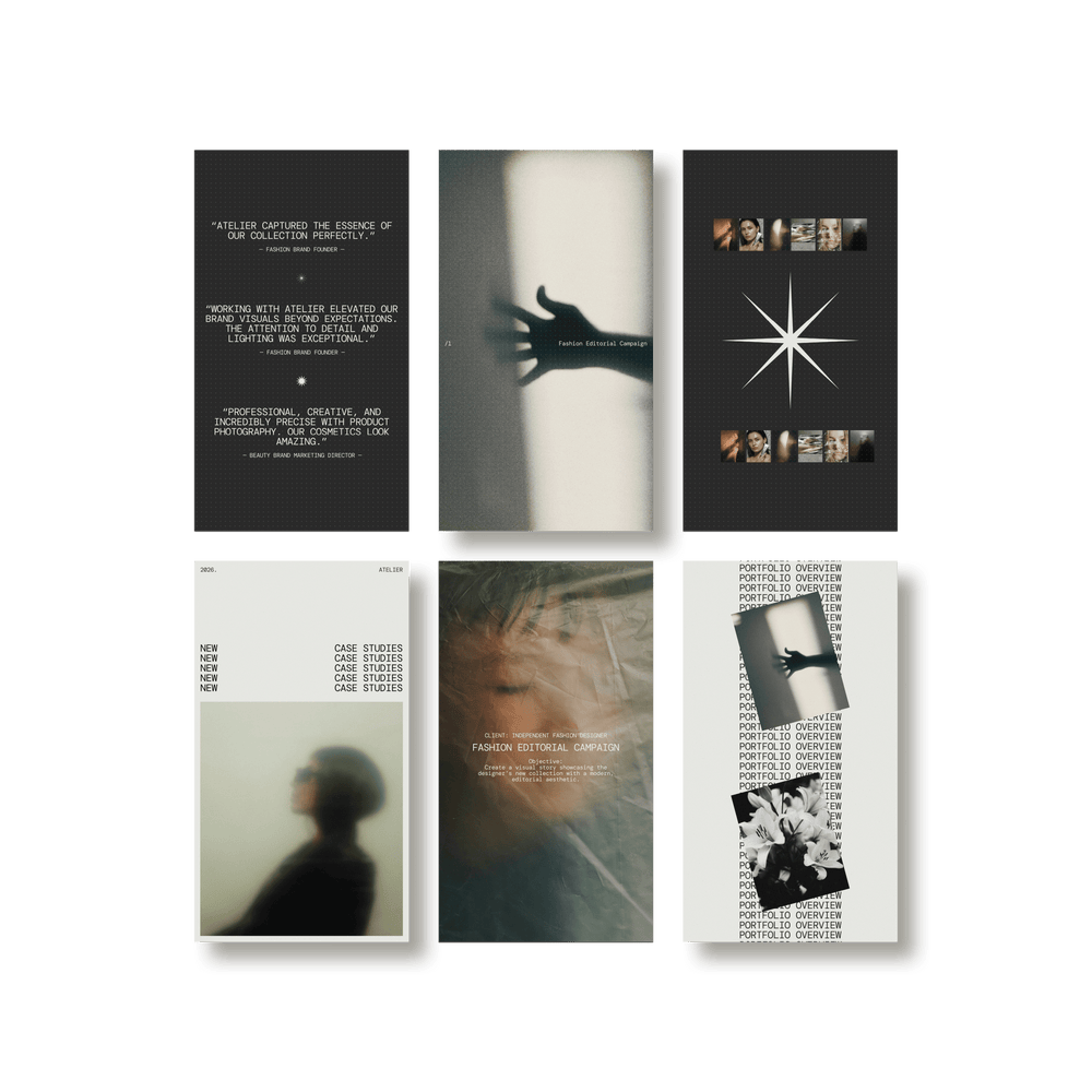 Atelier — Social Media Stories - Studio Standard