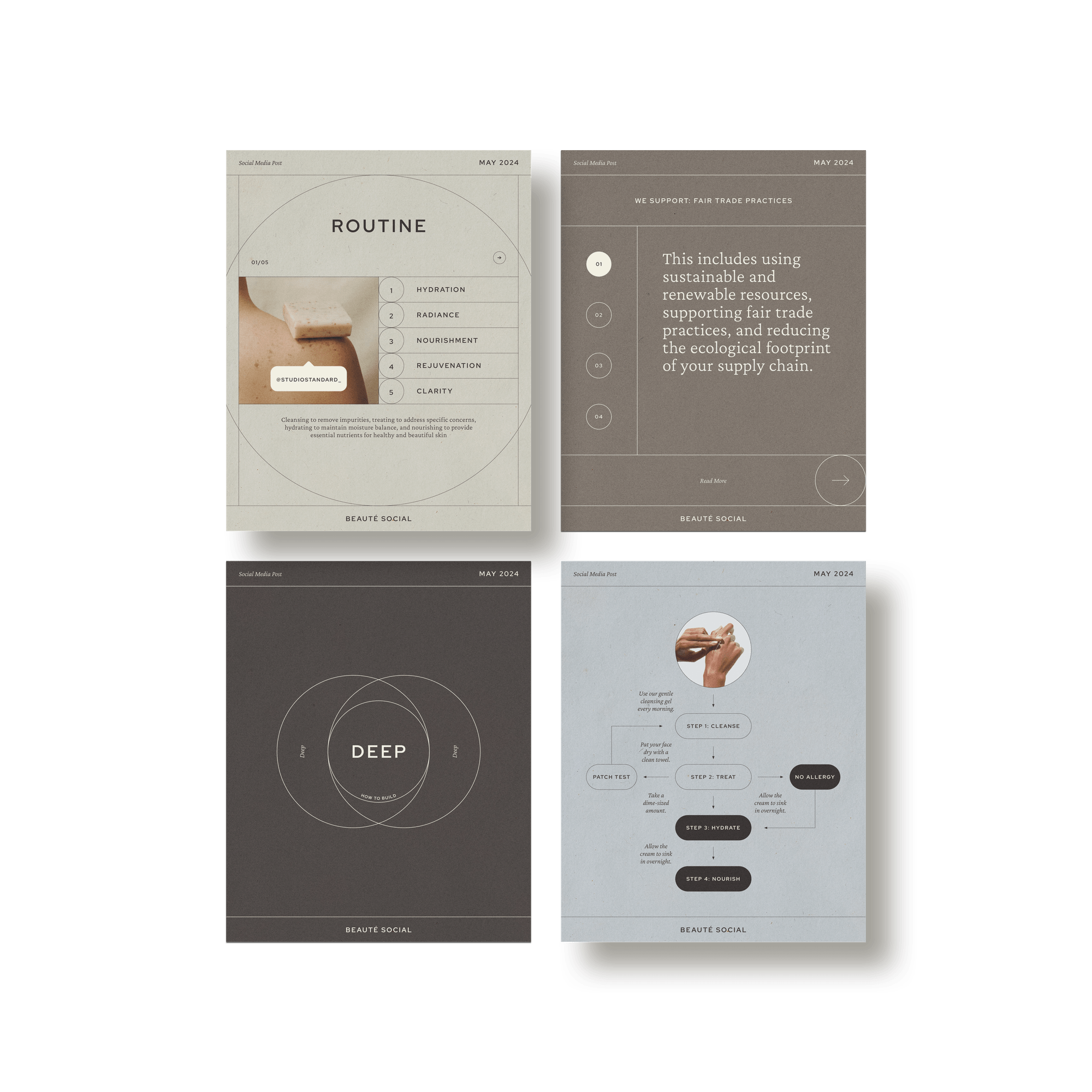 BEAUTÉ InfoSocial Media Kit - Studio Standard