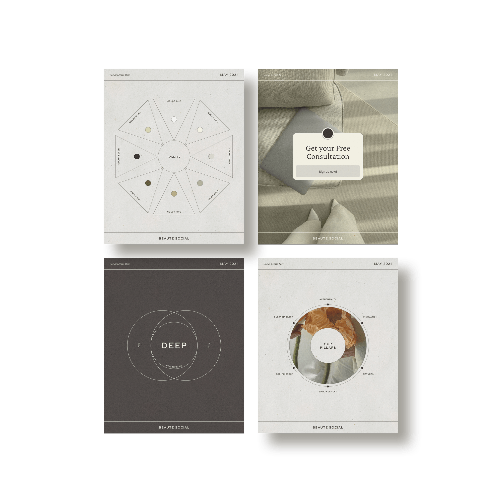 BEAUTÉ InfoSocial Media Kit - Studio Standard