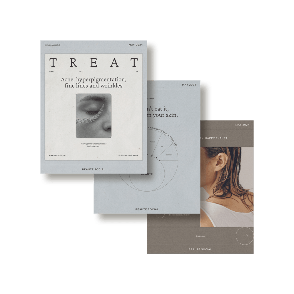 BEAUTÉ InfoSocial Media Kit - Studio Standard