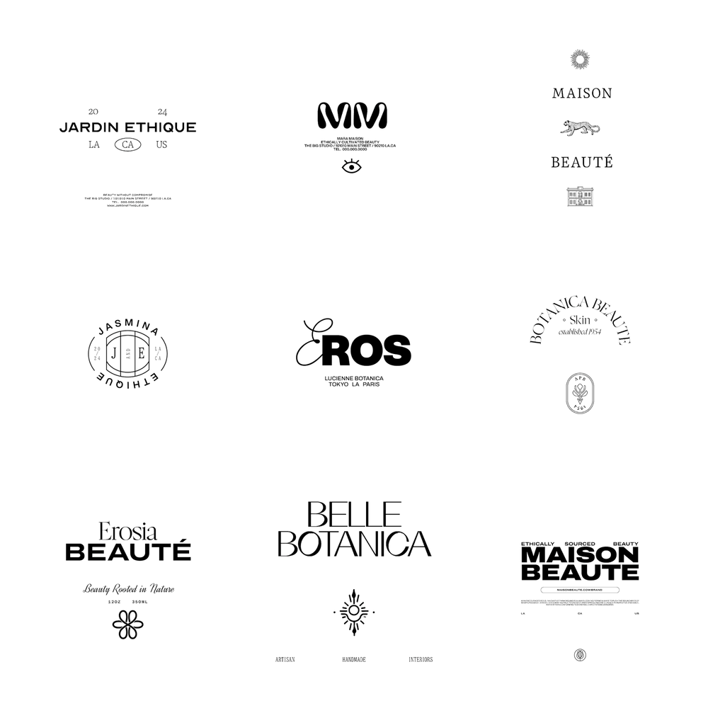 BEAUTÉ Logo Kit - Studio Standard