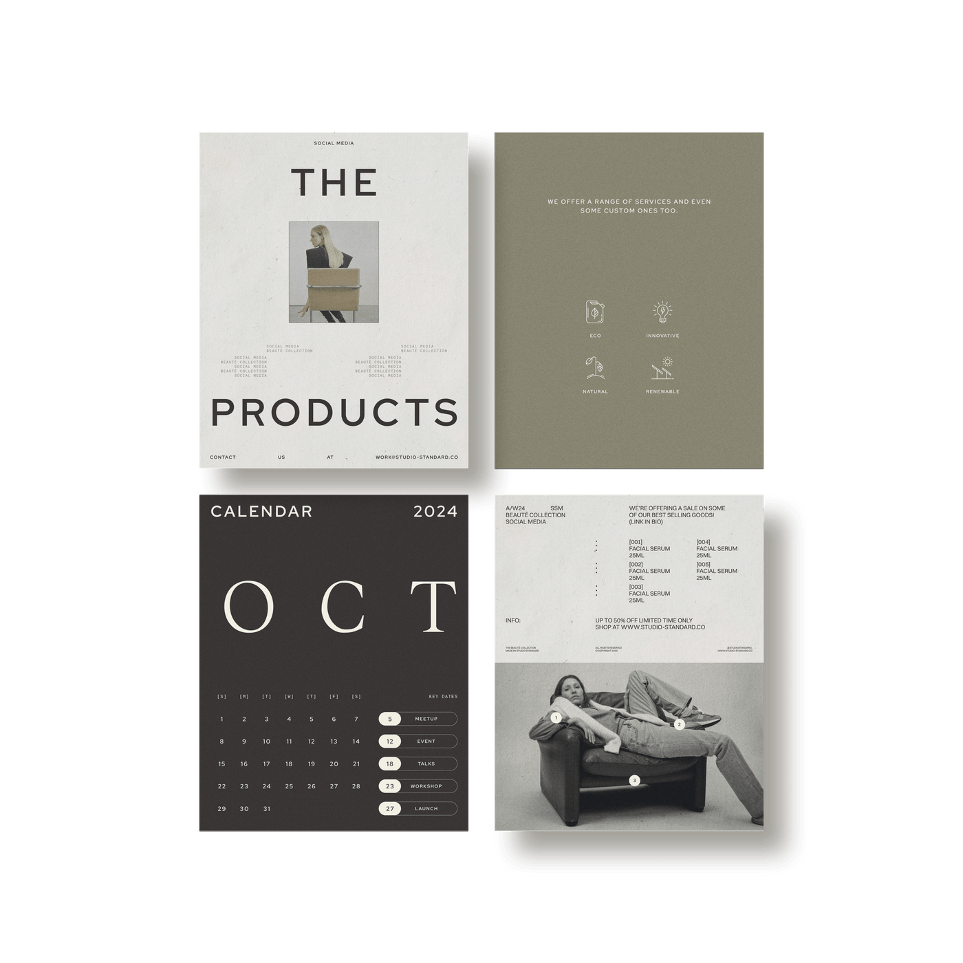 BEAUTÉ Social Media Kit - Studio Standard