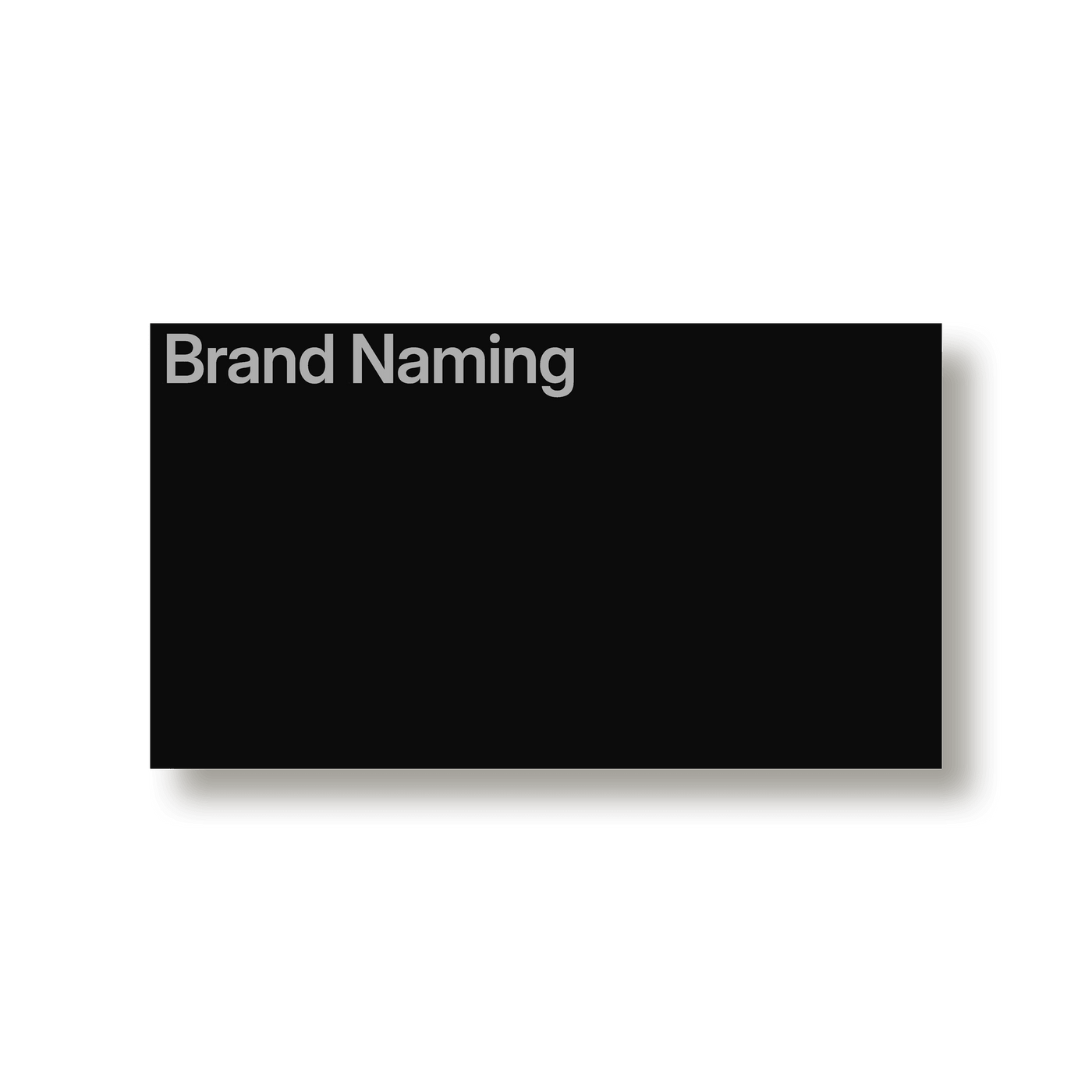 Brand Naming Deck - Studio Standard
