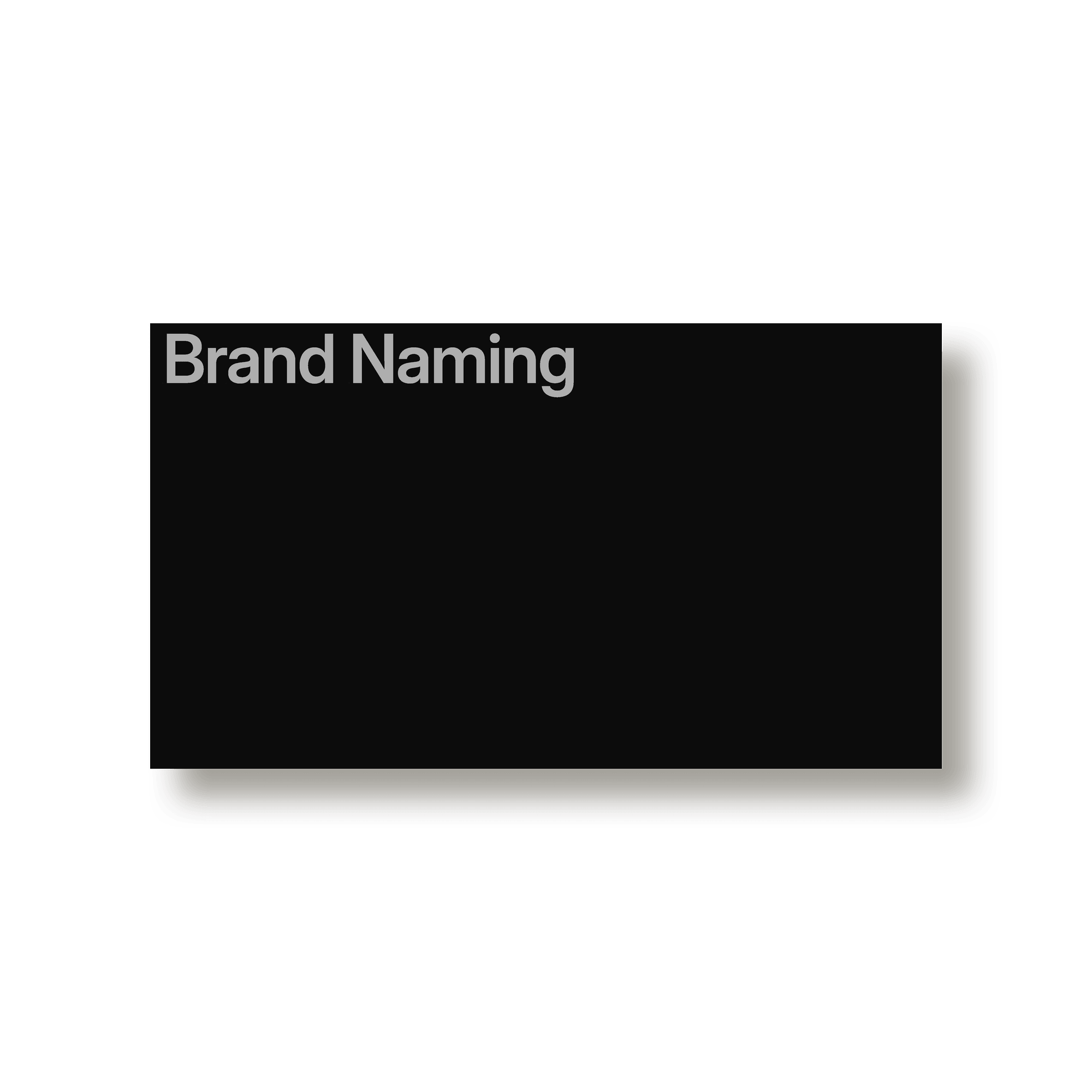 Brand Naming Deck - Studio Standard