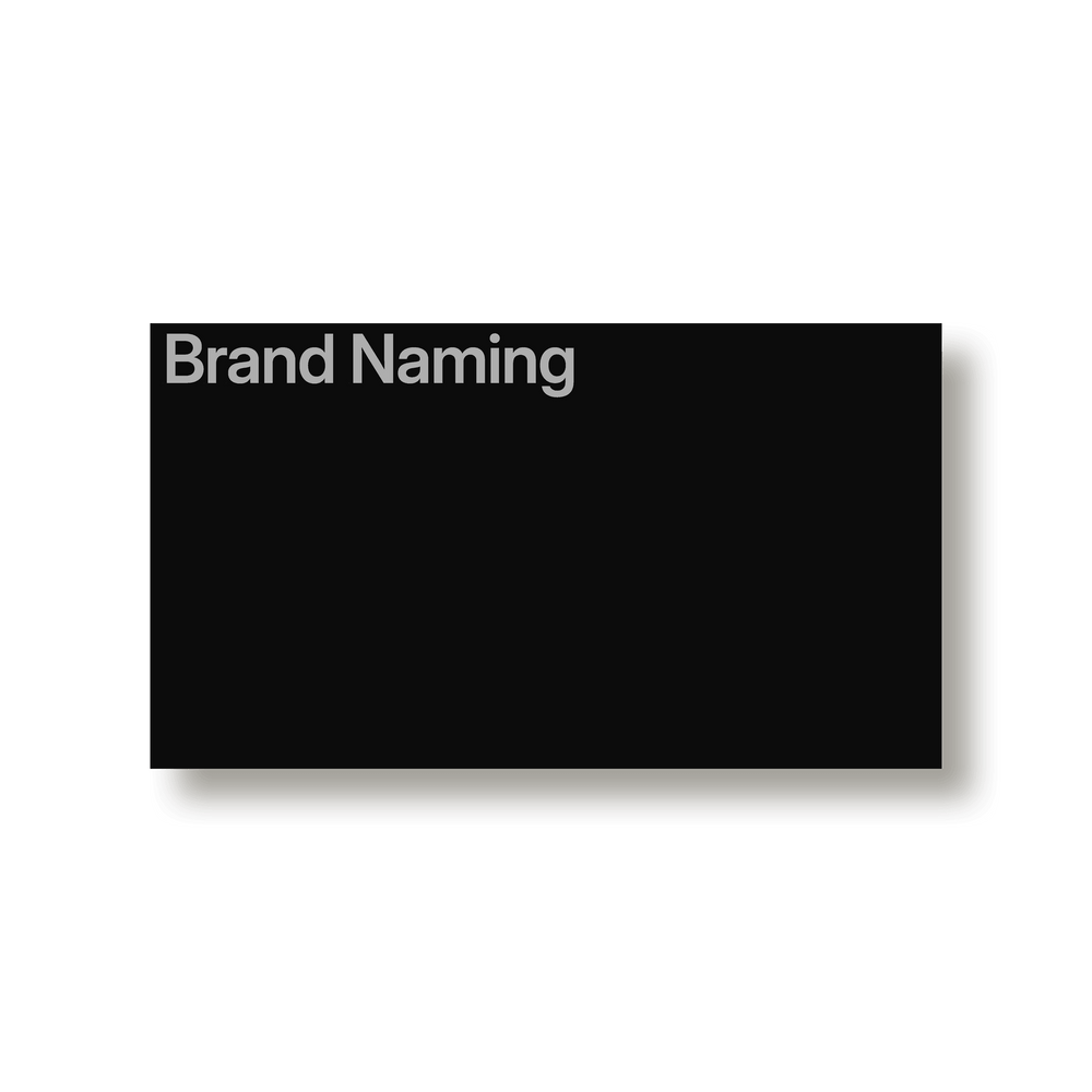Brand Naming Deck - Studio Standard
