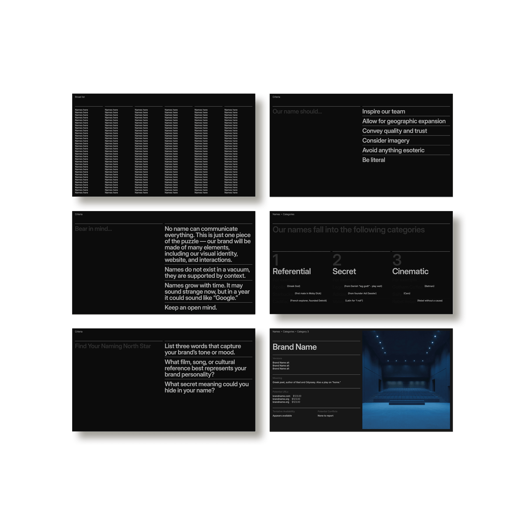 Brand Naming Deck - Studio Standard