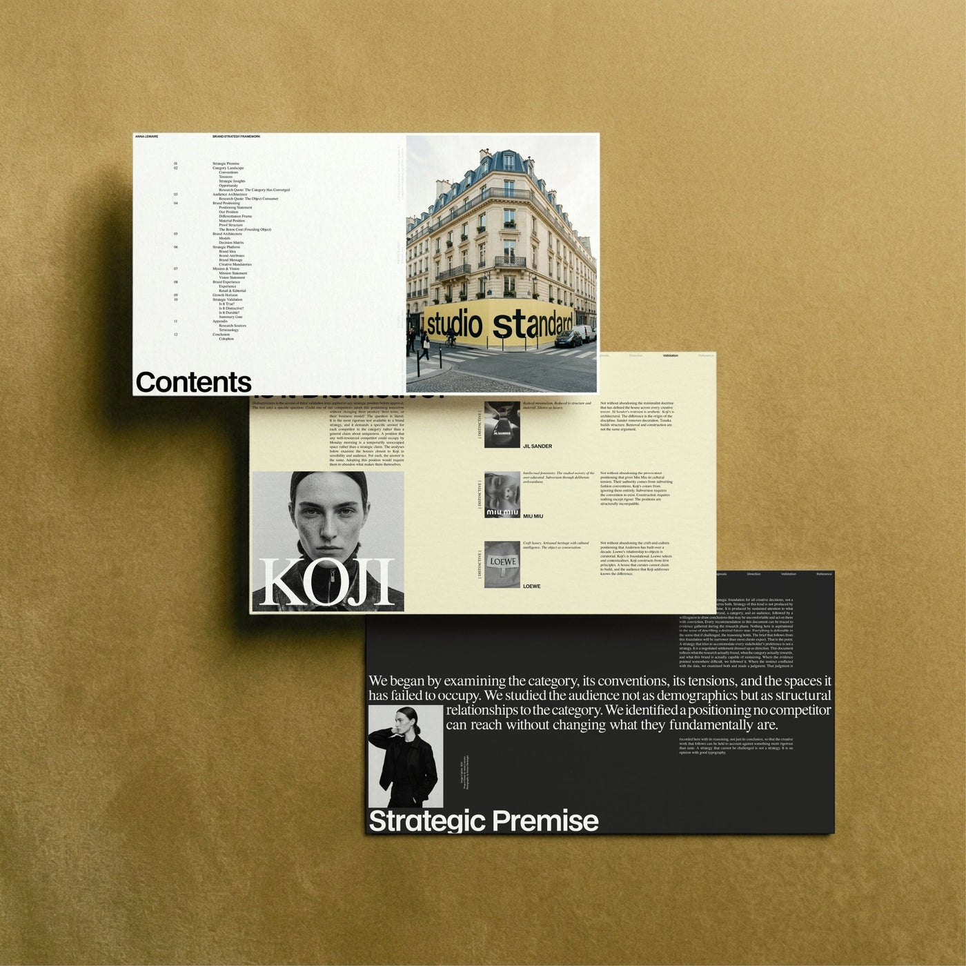CD Suite — Brand Strategy - Studio Standard