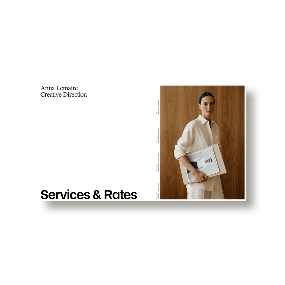 CD Suite — Services and Rates Guide - Studio Standard