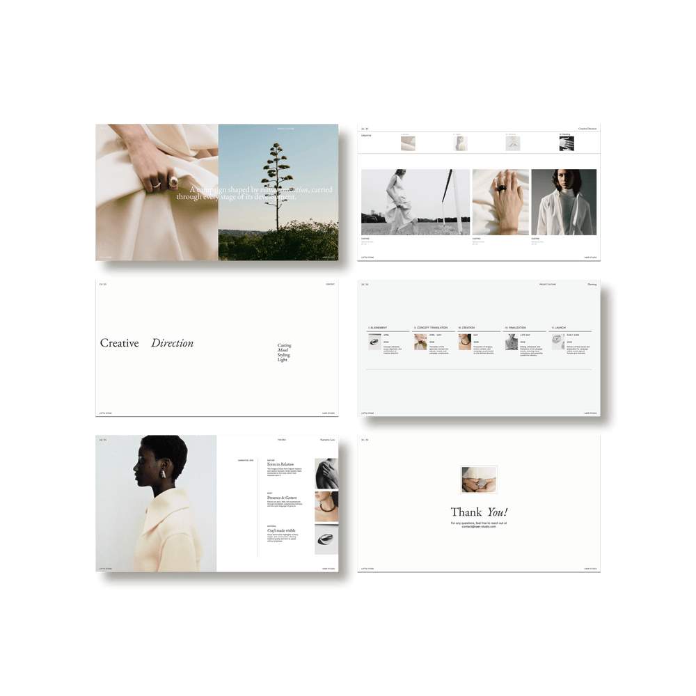 Creative Direction & Campaign Framework - Studio Standard