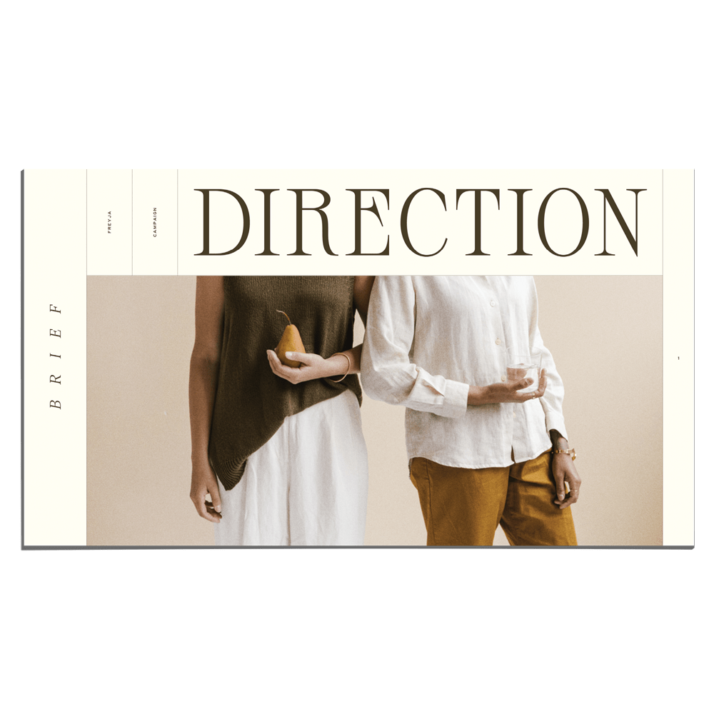 Visual Direction Examples Indesign Creative Direction & Concept Board Template, InDesign & Canva — Freyja ...