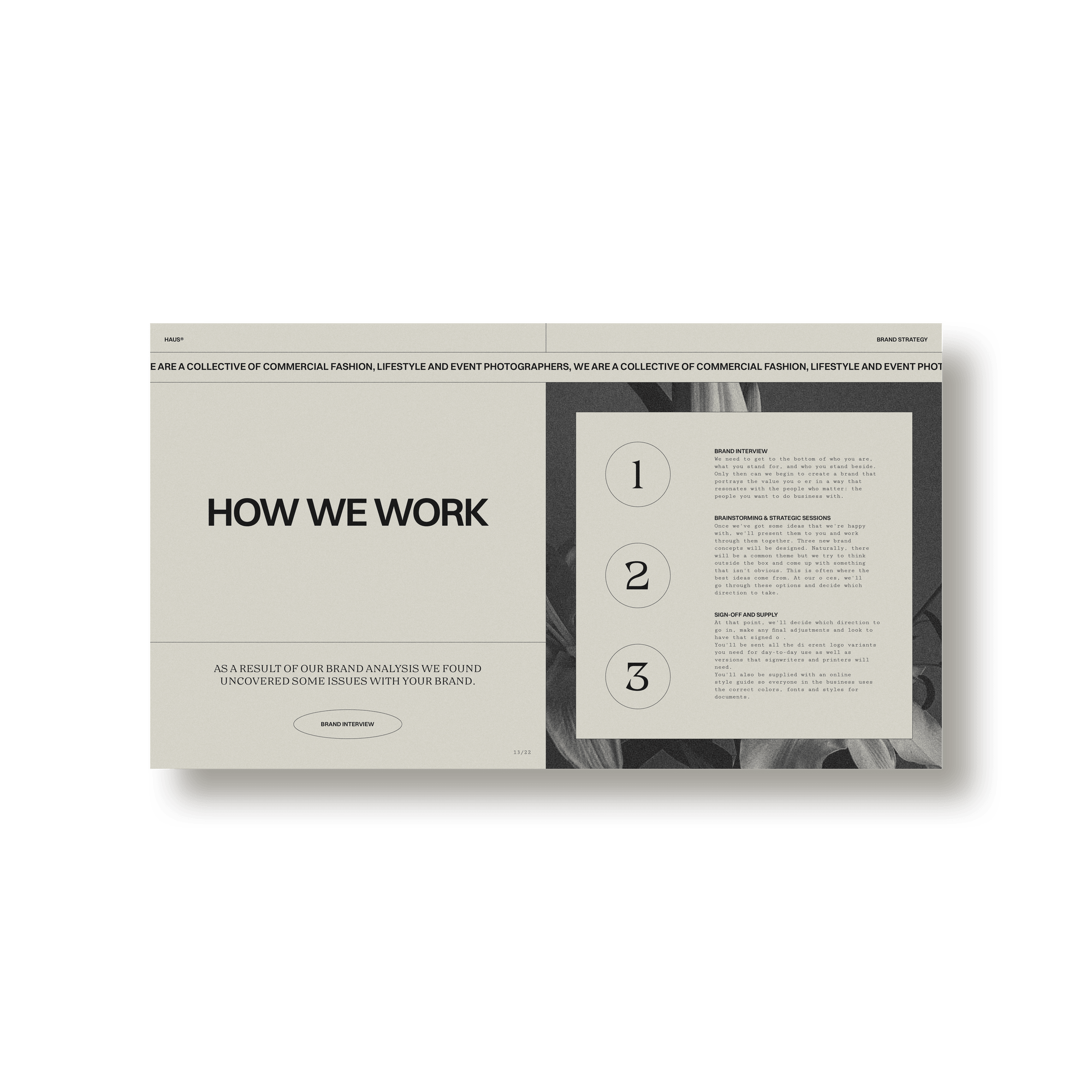 Haus Brand Proposal - Studio Standard