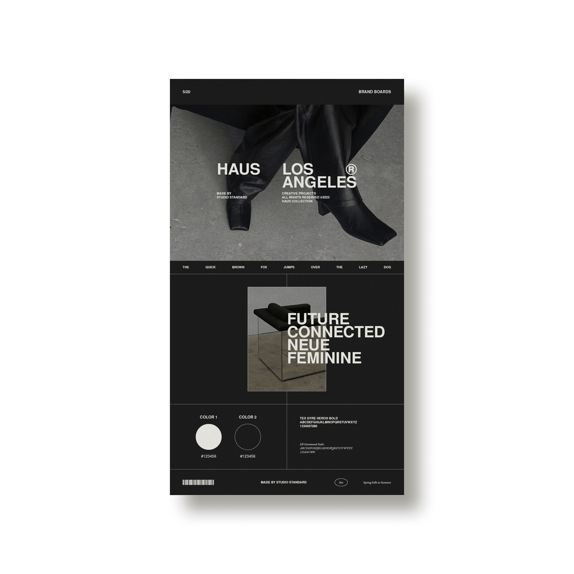 Haus Brand Sheets - Studio Standard