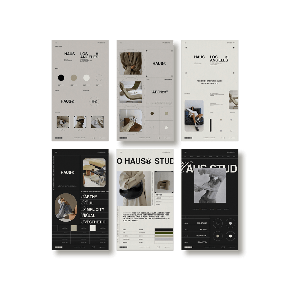 Haus Brand Sheets - Studio Standard