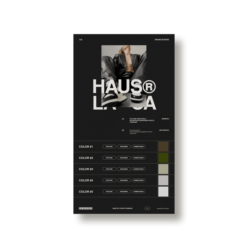 Haus Brand Sheets - Studio Standard
