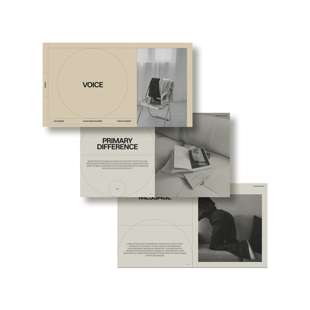 Haus Brand Strategy - Studio Standard