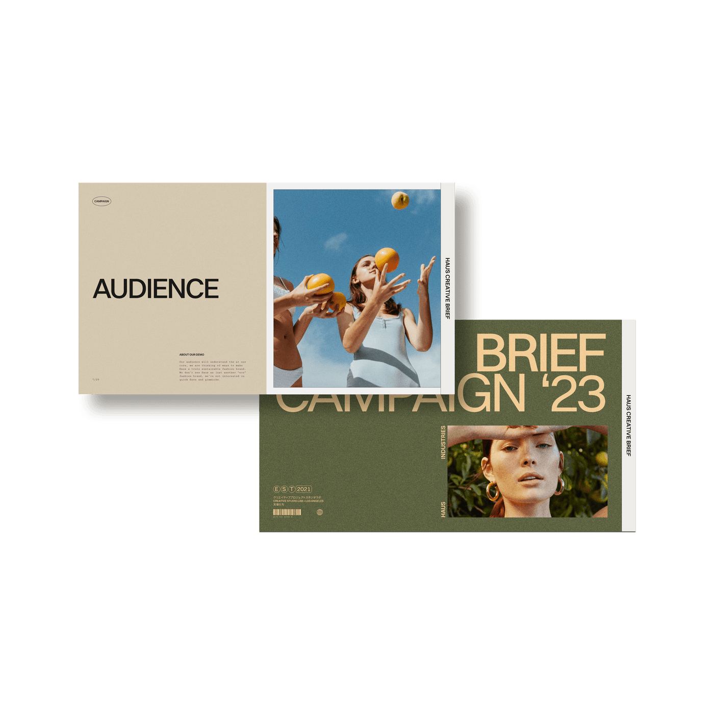 Haus Brief / Pitch - Studio Standard