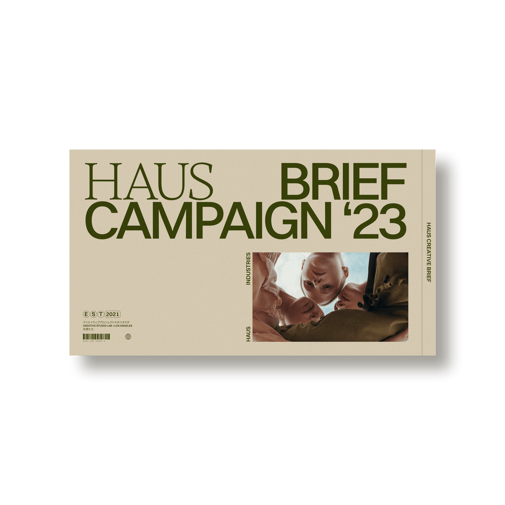 Haus Brief / Pitch - Studio Standard