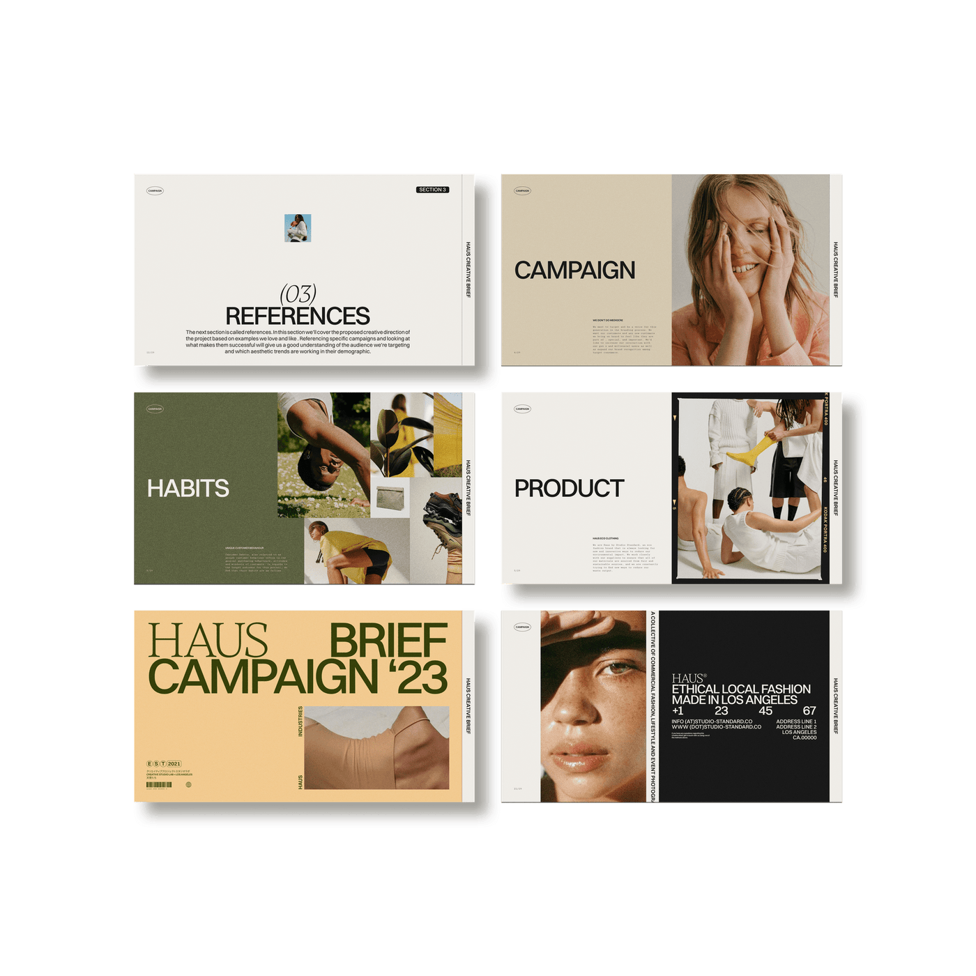 Haus Brief / Pitch - Studio Standard