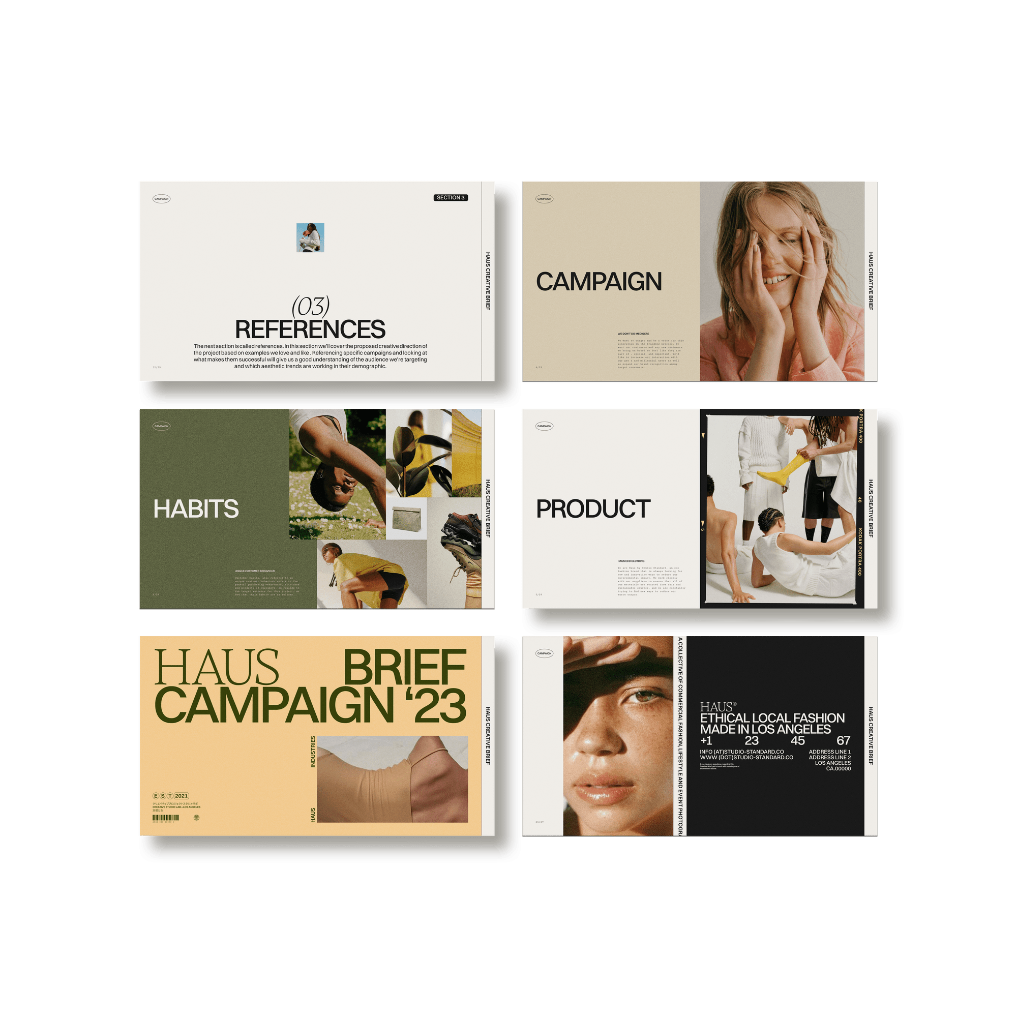 Haus Brief / Pitch - Studio Standard
