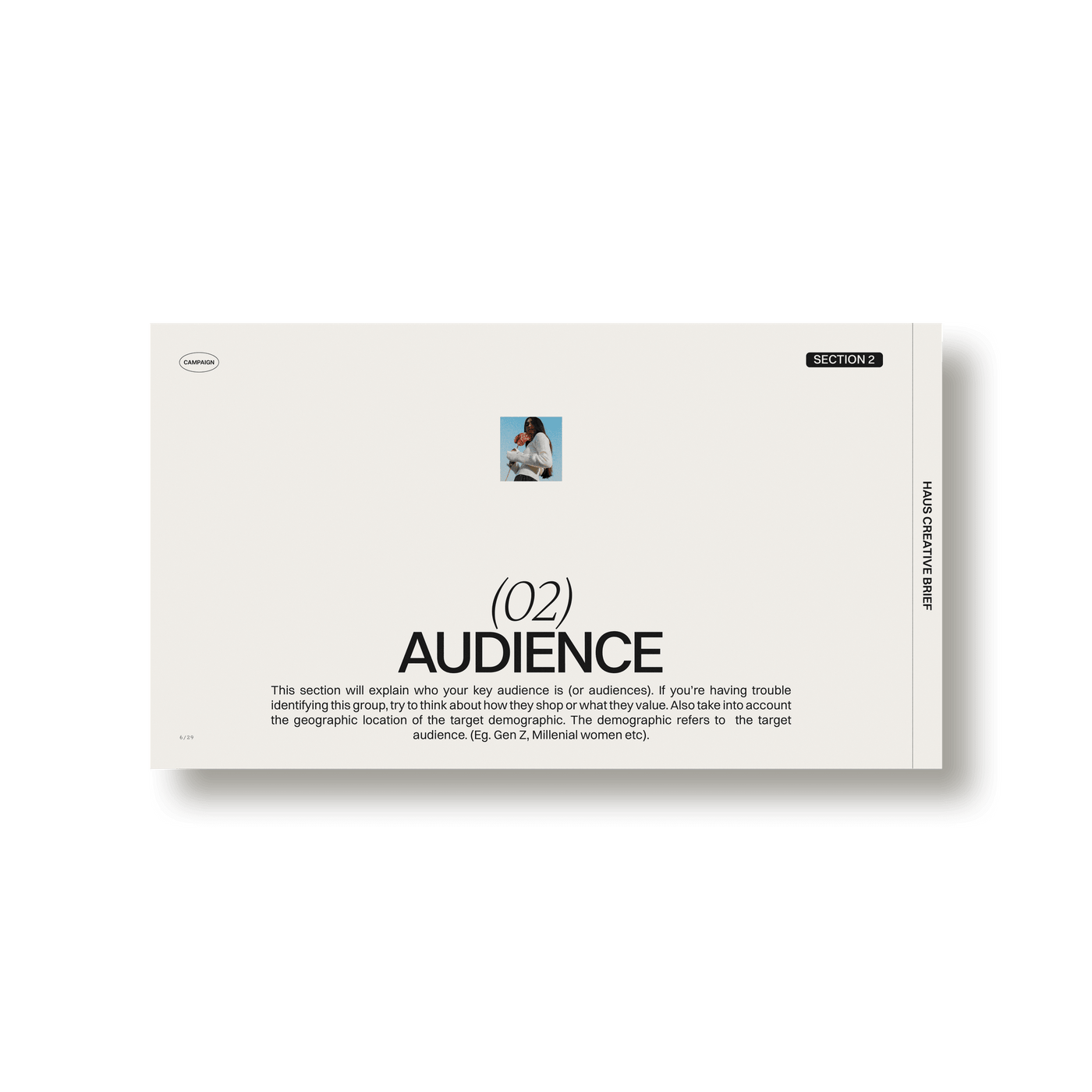 Haus Brief / Pitch - Studio Standard