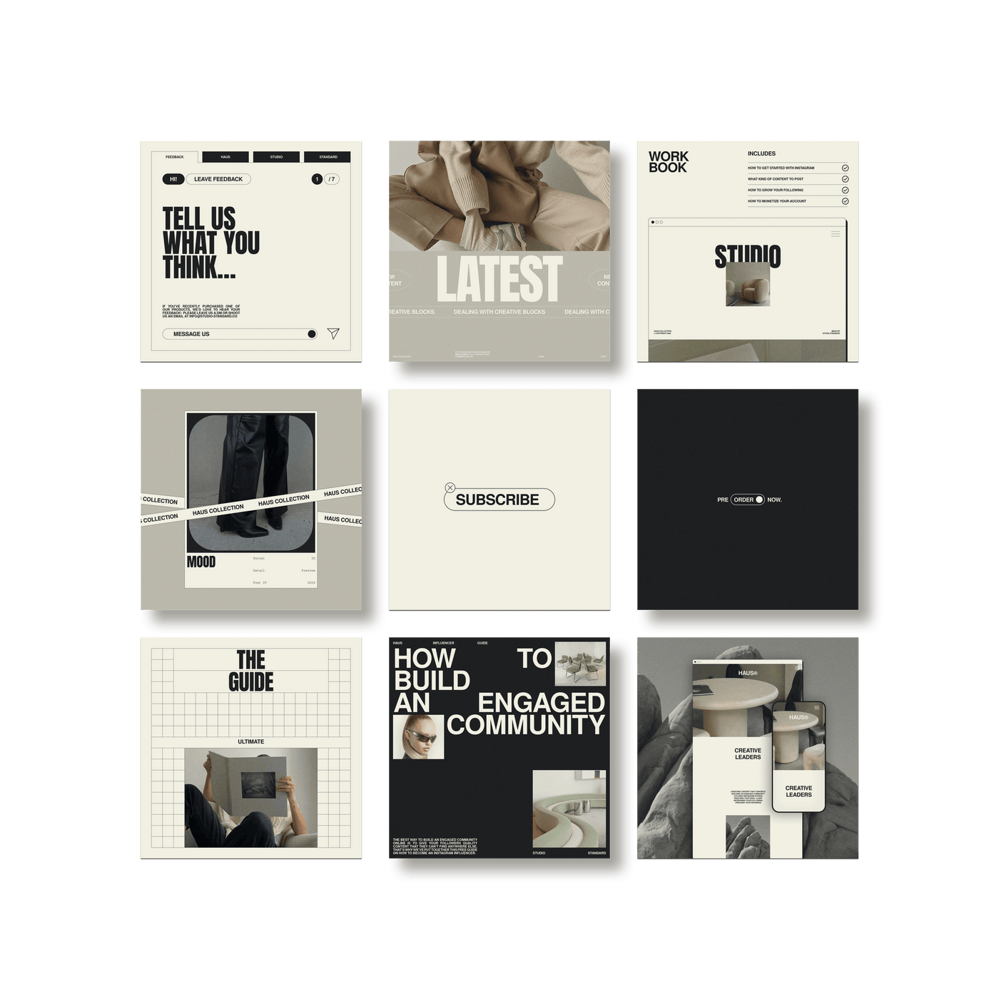 Haus Coach Social Media Kit - Studio Standard