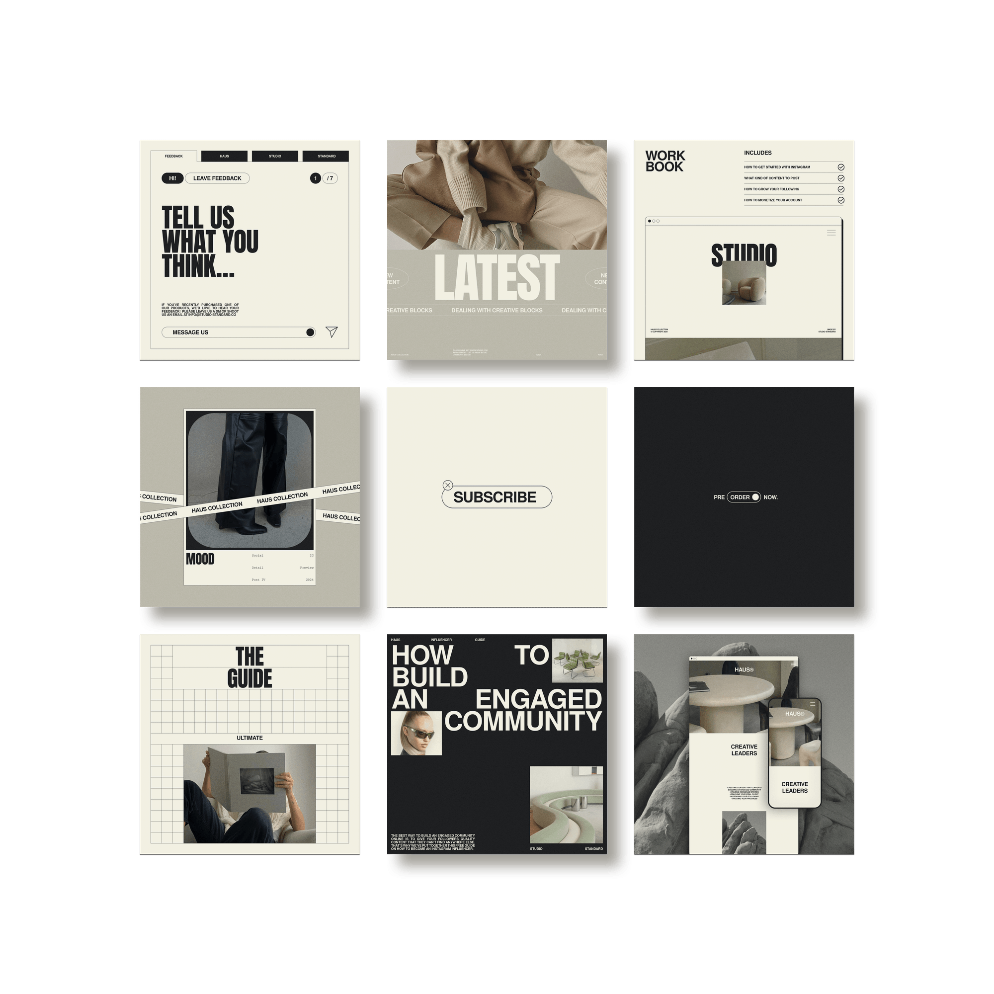 Haus Coach Social Media Kit - Studio Standard