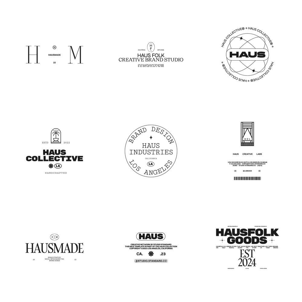 HAUS Logo Kit - Studio Standard
