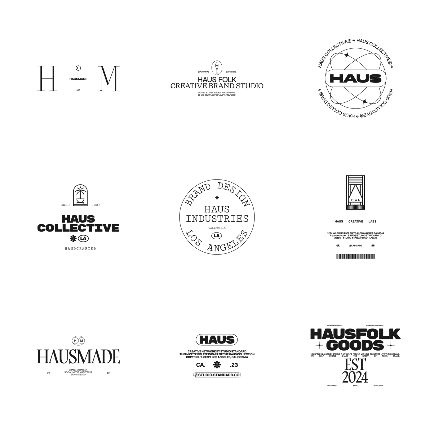 HAUS Logo Kit - Studio Standard